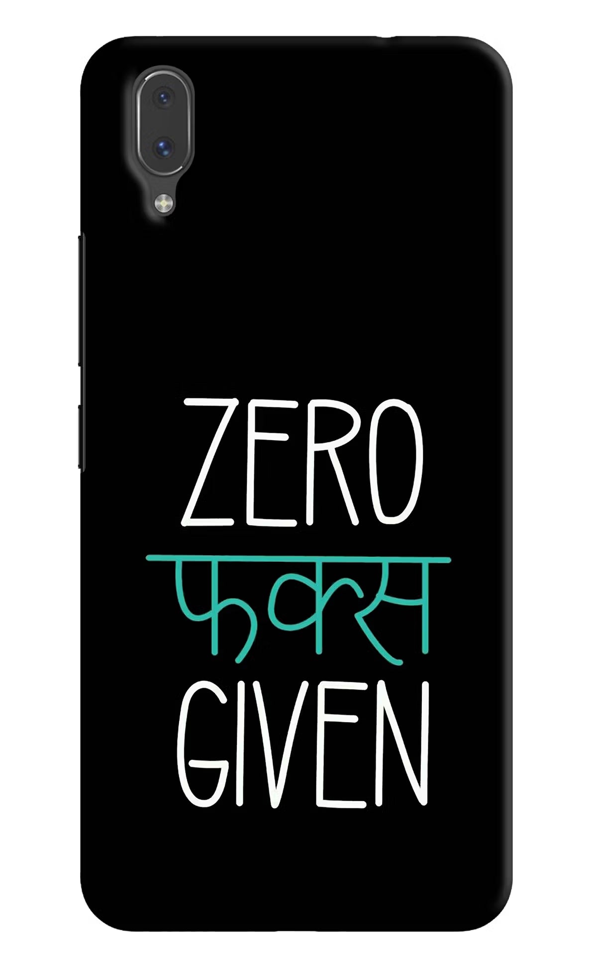 Zero Fucks Given Vivo X21 Back Cover - Zero Fucks Given Vivo X21 Hard Case Back Cover by Casekaro Zero Fucks Given Vivo X21 Hard Case Back Cover by Casekaro