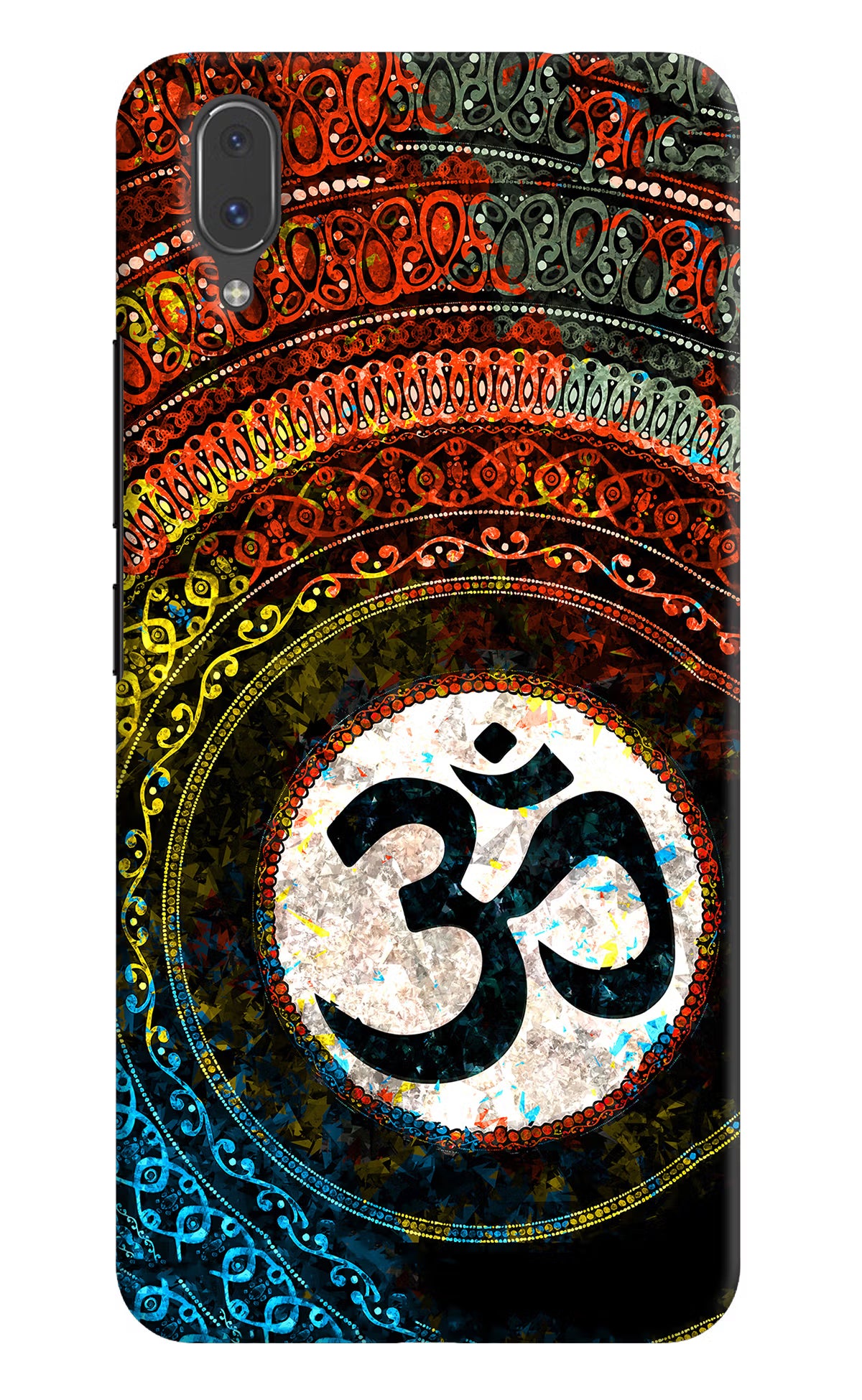 Om Cultural Vivo X21 Back Cover - Om Cultural Vivo X21 Hard Case Back Cover by Casekaro Om Cultural Vivo X21 Hard Case Back Cover by Casekaro