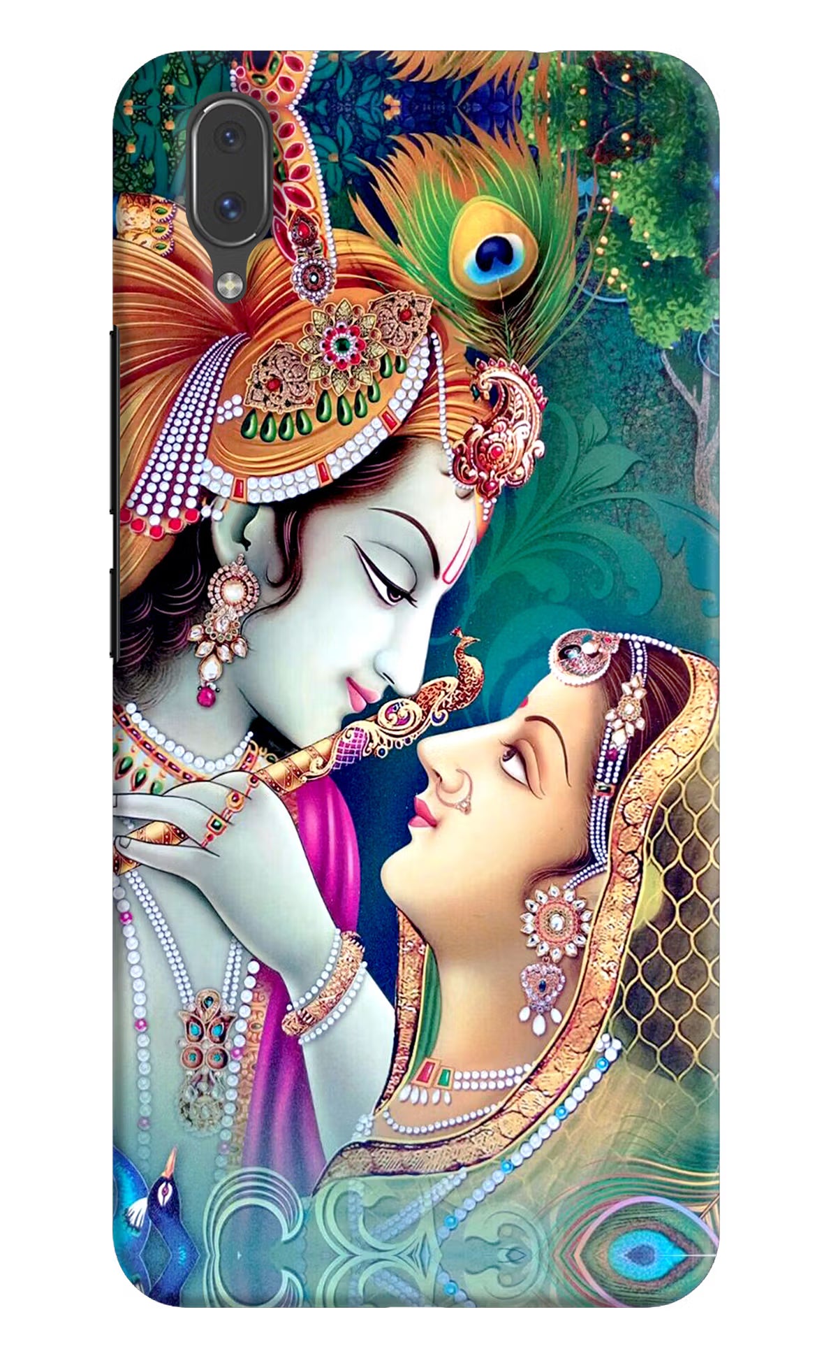 Lord Radha Krishna Vivo X21 Back Cover - Lord Radha Krishna Vivo X21 Hard Case Back Cover by Casekaro Lord Radha Krishna Vivo X21 Hard Case Back Cover by Casekaro