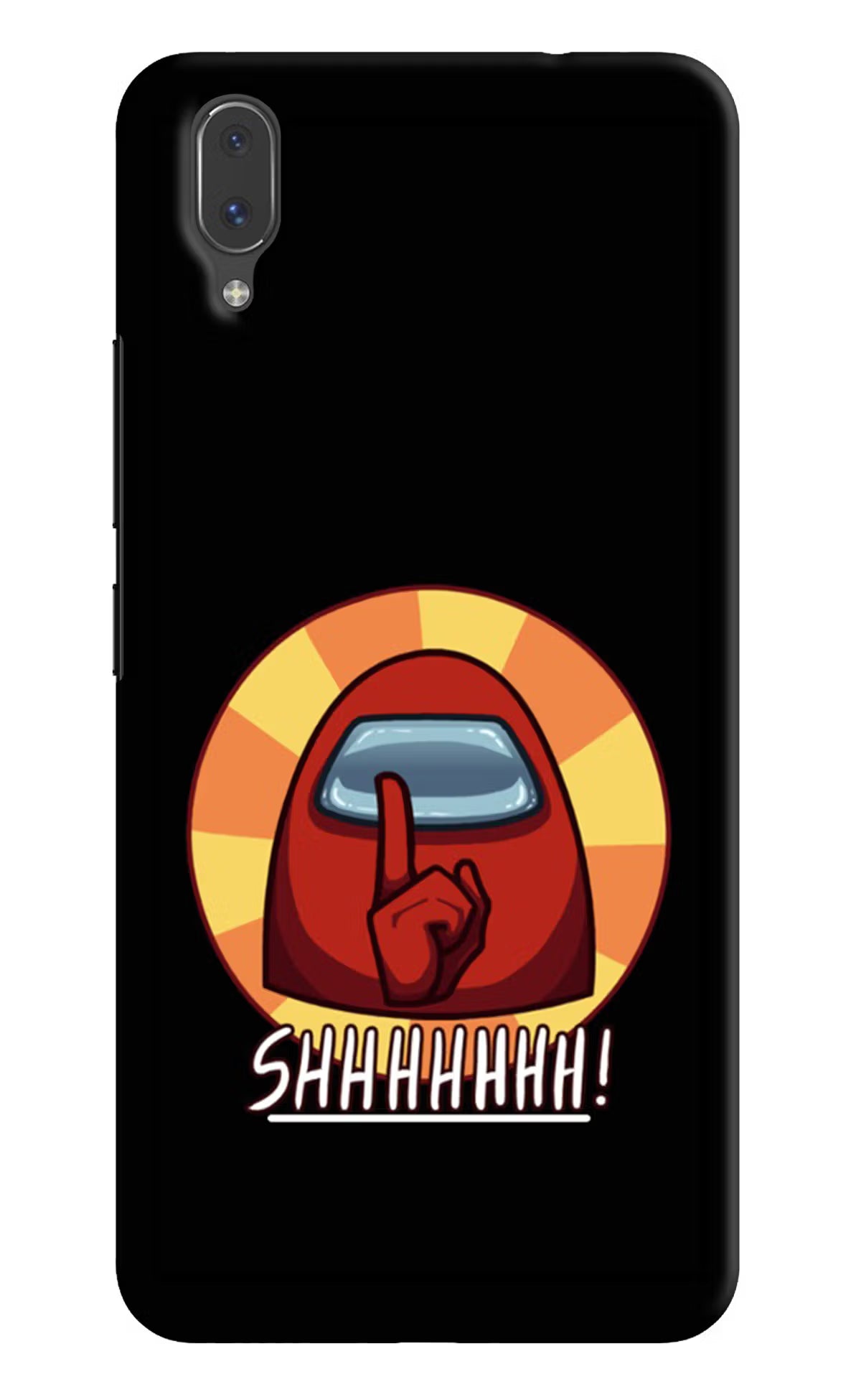 Among Us Shhh! Vivo X21 Back Cover - Among Us Shhh! Vivo X21 Hard Case Back Cover by Casekaro Among Us Shhh! Vivo X21 Hard Case Back Cover by Casekaro