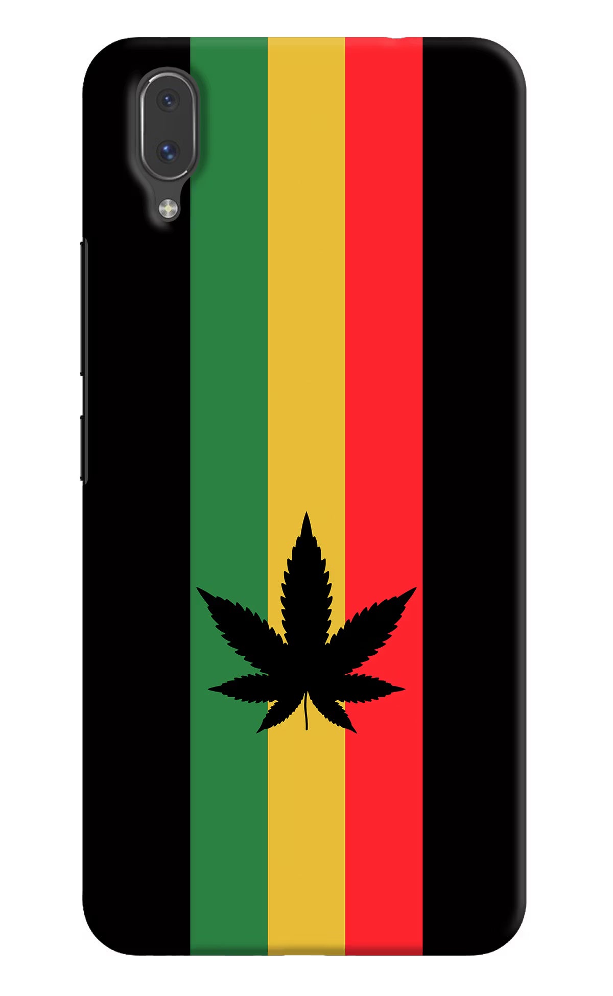 Weed Flag Vivo X21 Back Cover - Weed Flag Vivo X21 Hard Case Back Cover by Casekaro Weed Flag Vivo X21 Hard Case Back Cover by Casekaro