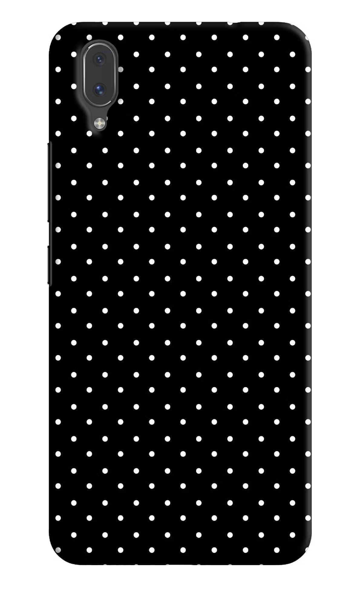White Dots Vivo X21 Back Cover - White Dots Vivo X21 Hard Case Back Cover by Casekaro White Dots Vivo X21 Hard Case Back Cover by Casekaro