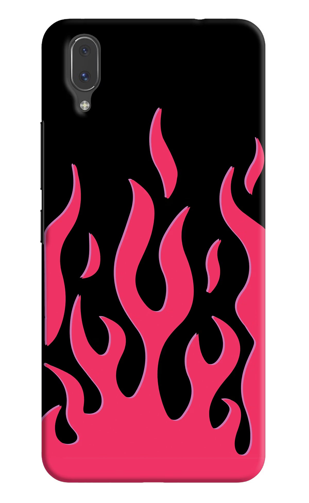 Fire Flames Vivo X21 Back Cover - Fire Flames Vivo X21 Hard Case Back Cover by Casekaro Fire Flames Vivo X21 Hard Case Back Cover by Casekaro