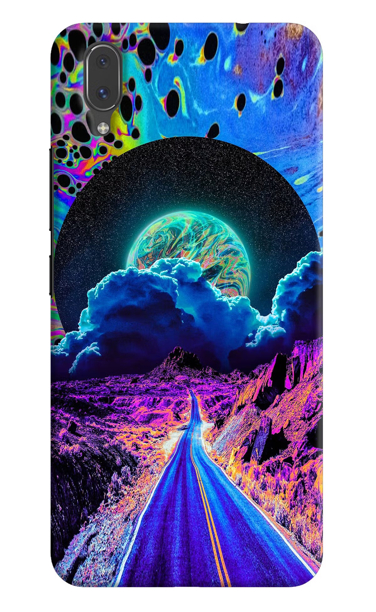 Psychedelic Painting Vivo X21 Back Cover - Psychedelic Painting Vivo X21 Hard Case Back Cover by Casekaro Psychedelic Painting Vivo X21 Hard Case Back Cover by Casekaro