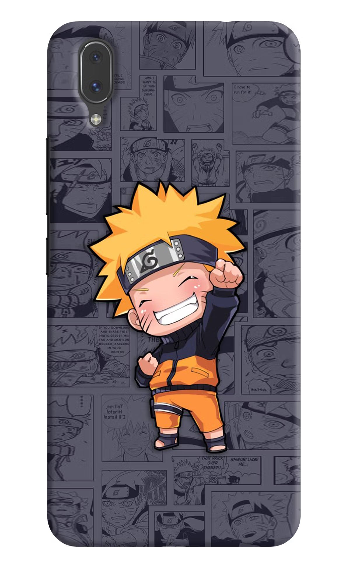 Chota Naruto Vivo X21 Back Cover - Chota Naruto Vivo X21 Hard Case Back Cover by Casekaro Chota Naruto Vivo X21 Hard Case Back Cover by Casekaro