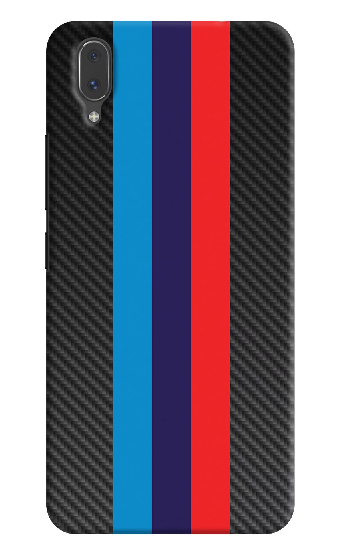 BMW Stripes Pattern Vivo X21 Back Cover - BMW Stripes Pattern Vivo X21 Hard Case Back Cover by Casekaro BMW Stripes Pattern Vivo X21 Hard Case Back Cover by Casekaro