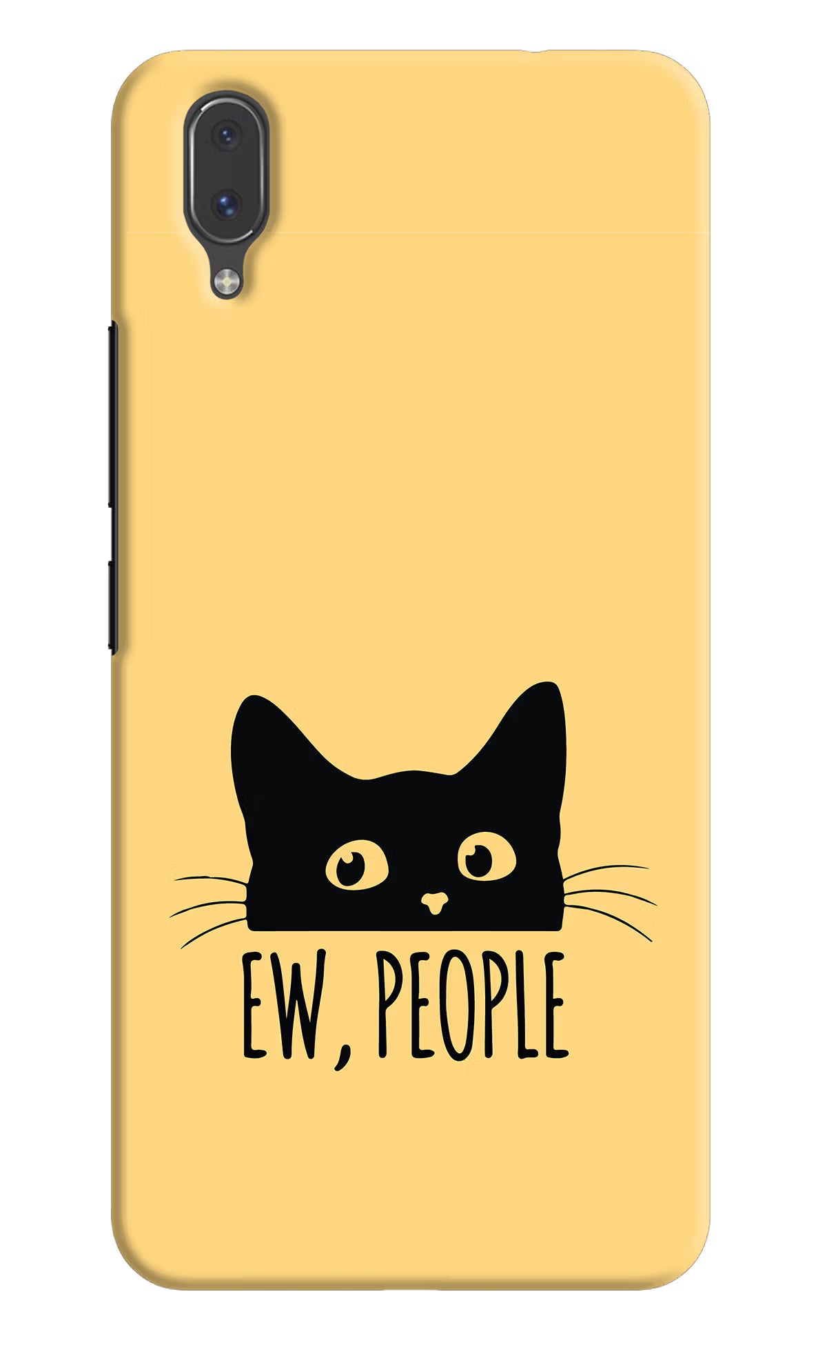 Ew People Catitude Vivo X21 Back Cover - Ew People Catitude Vivo X21 Hard Case Back Cover by Casekaro Ew People Catitude Vivo X21 Hard Case Back Cover by Casekaro