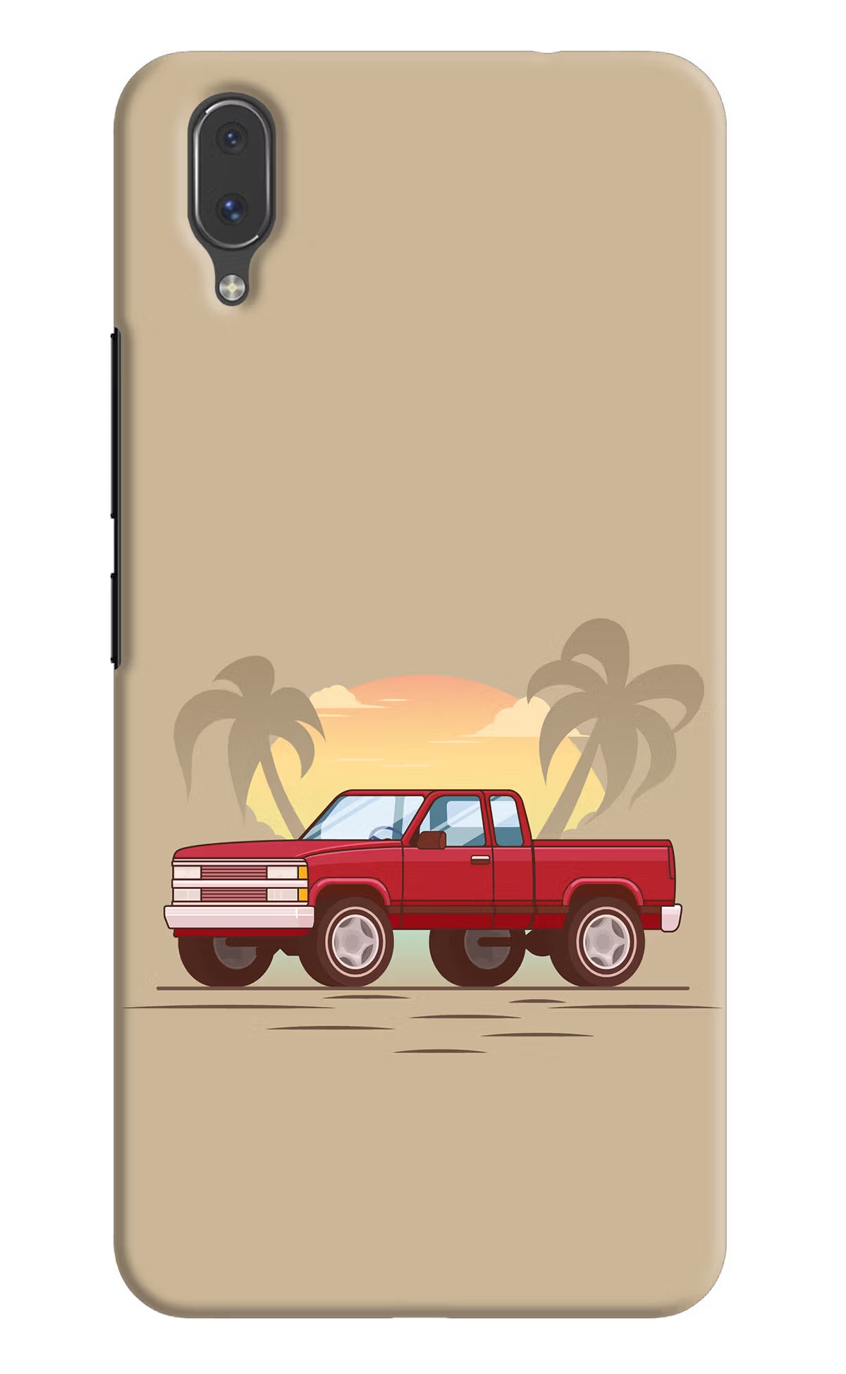 Desert Classic Drive Vivo X21 Back Cover - Desert Classic Drive Vivo X21 Hard Case Back Cover by Casekaro Desert Classic Drive Vivo X21 Hard Case Back Cover by Casekaro