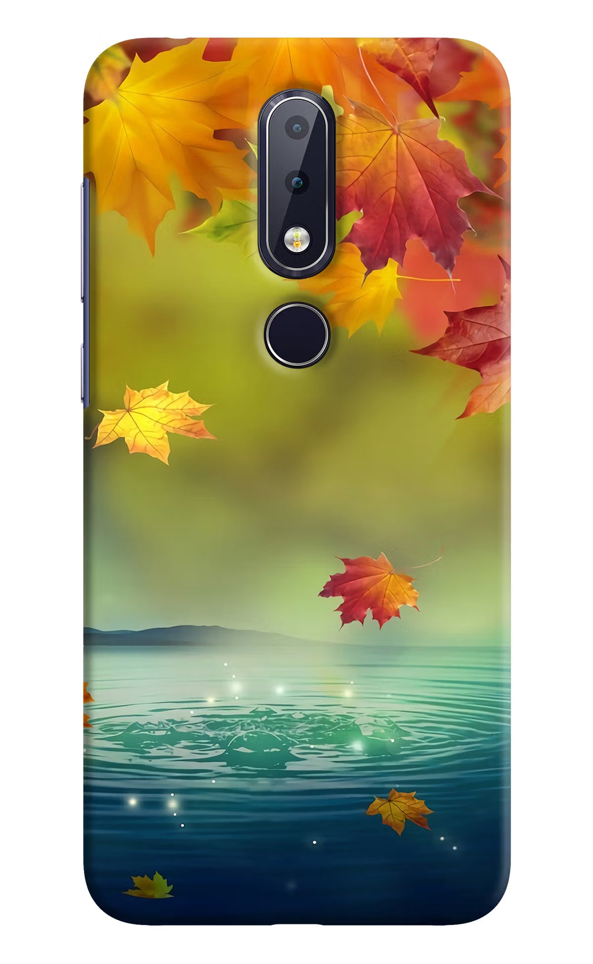 Flowers Nokia 6.1 plus Hard Case Back Cover by Casekaro