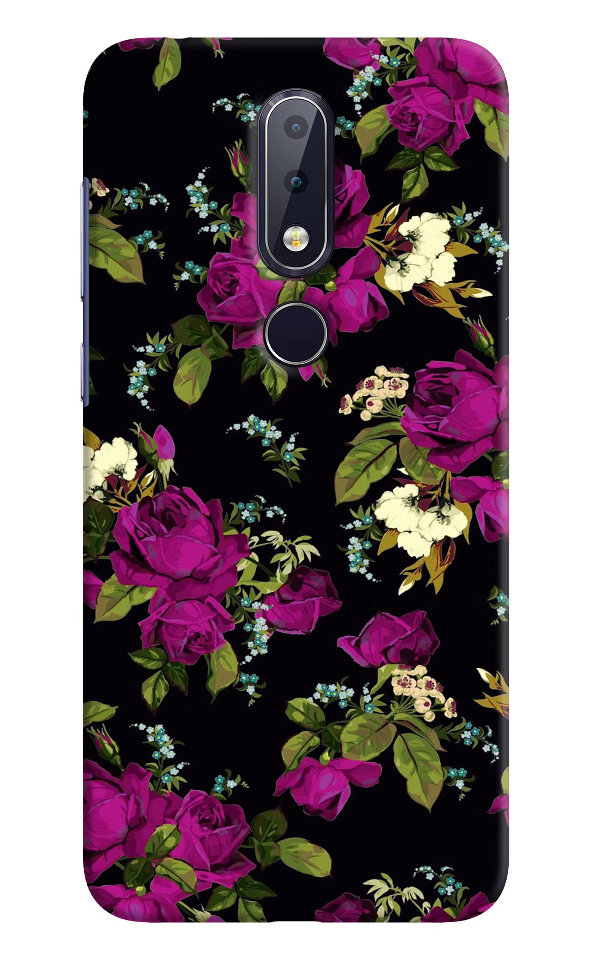 Flowers Nokia 6.1 plus Hard Case Back Cover by Casekaro