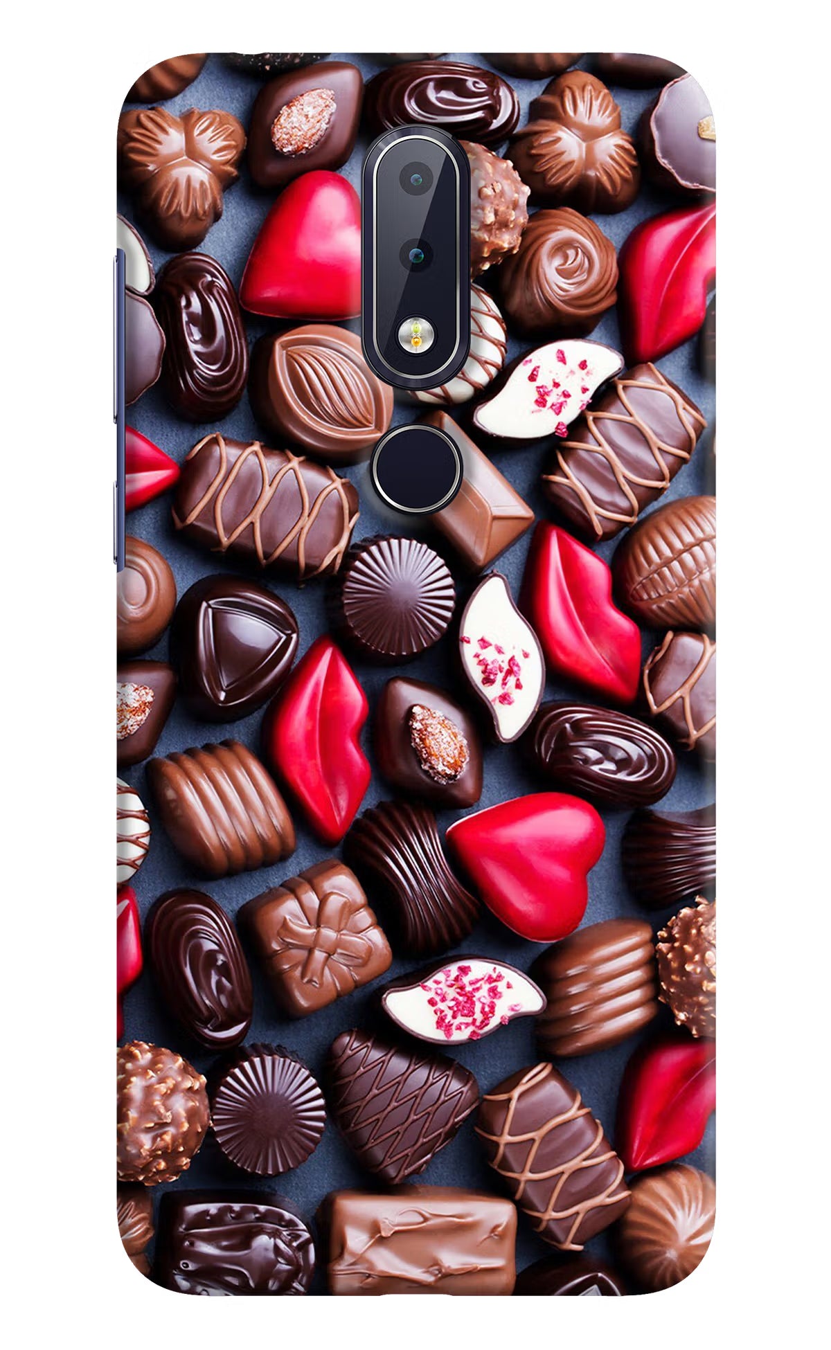 Chocolates Nokia 6.1 plus Hard Case Back Cover by Casekaro
