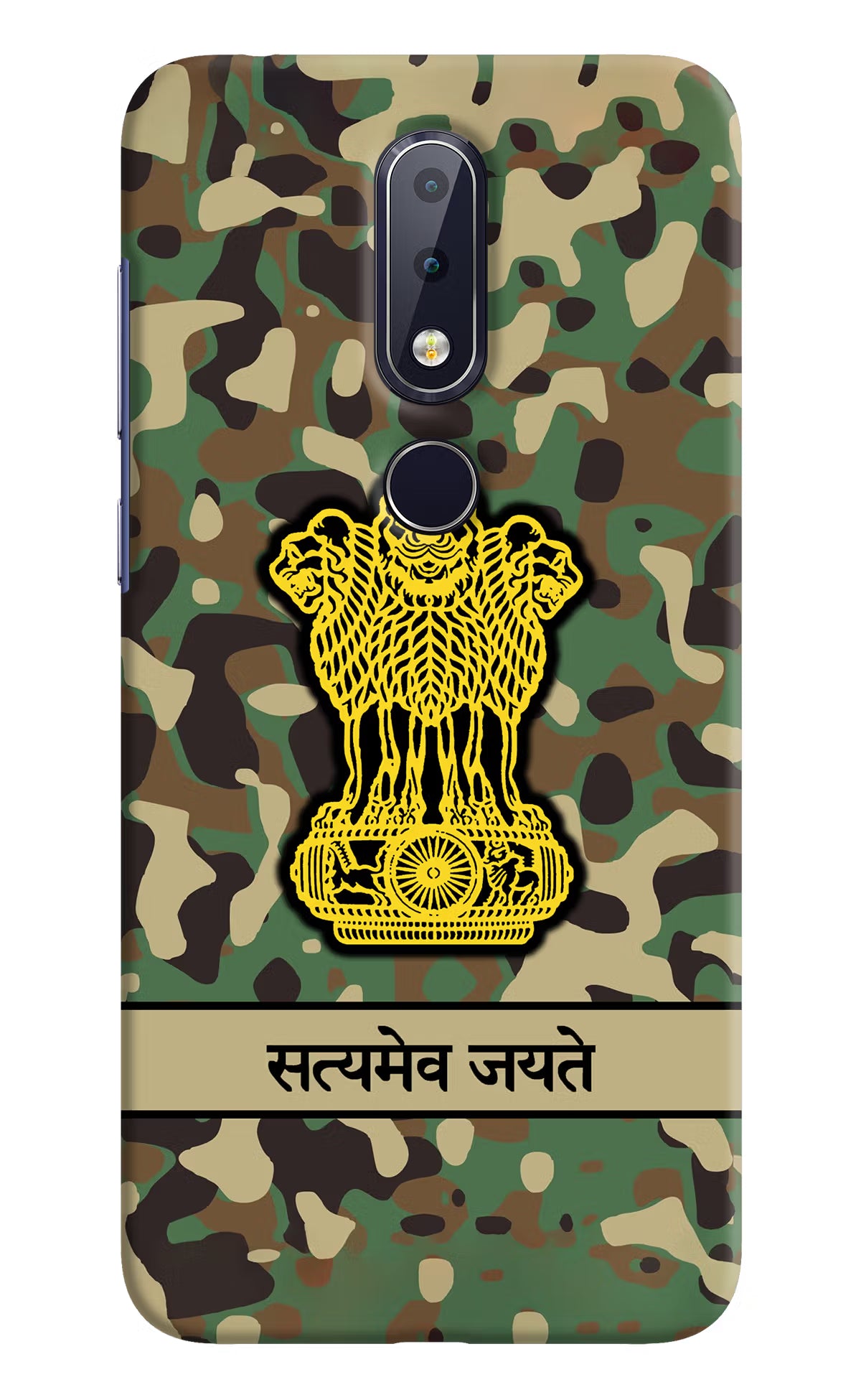Satyamev Jayate Army Nokia 6.1 plus Hard Case Back Cover by Casekaro