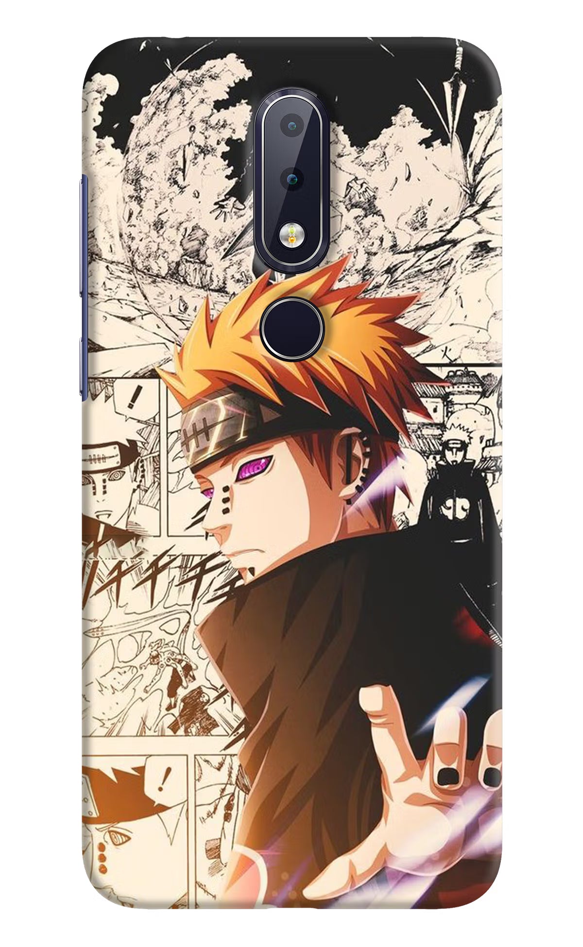 Pain Anime Nokia 6.1 plus Hard Case Back Cover by Casekaro