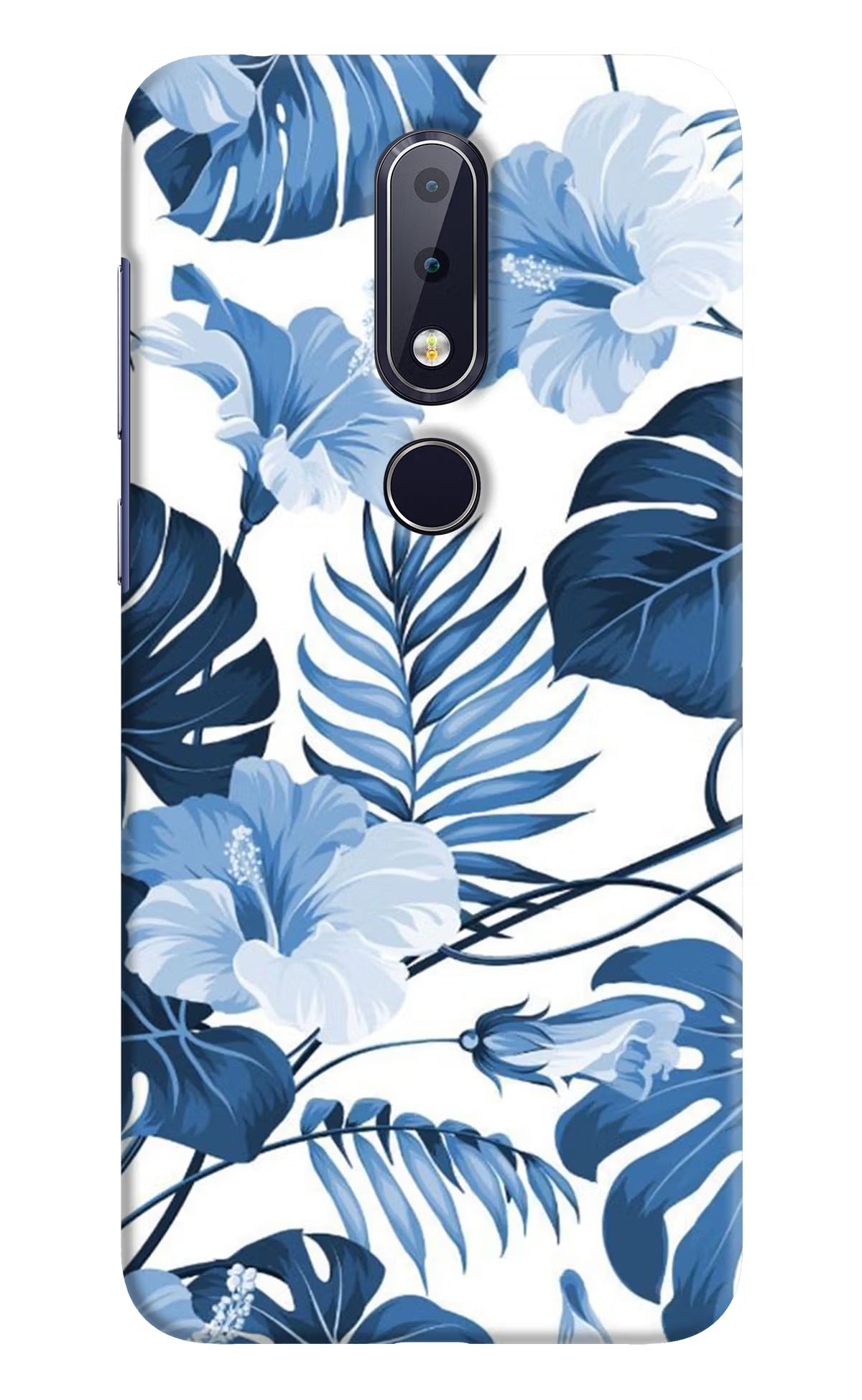 Fabric Art Nokia 6.1 plus Hard Case Back Cover by Casekaro