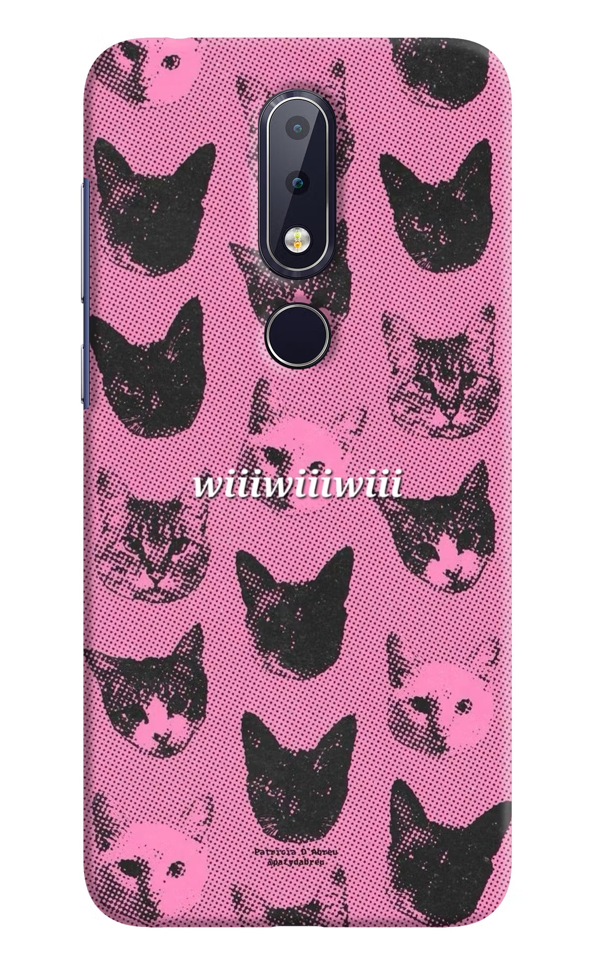 Pink Cats Nokia 6.1 plus Back Cover - Pink Cats Nokia 6.1 plus Back Cover Pink Cats Nokia 6.1 plus Back Cover
