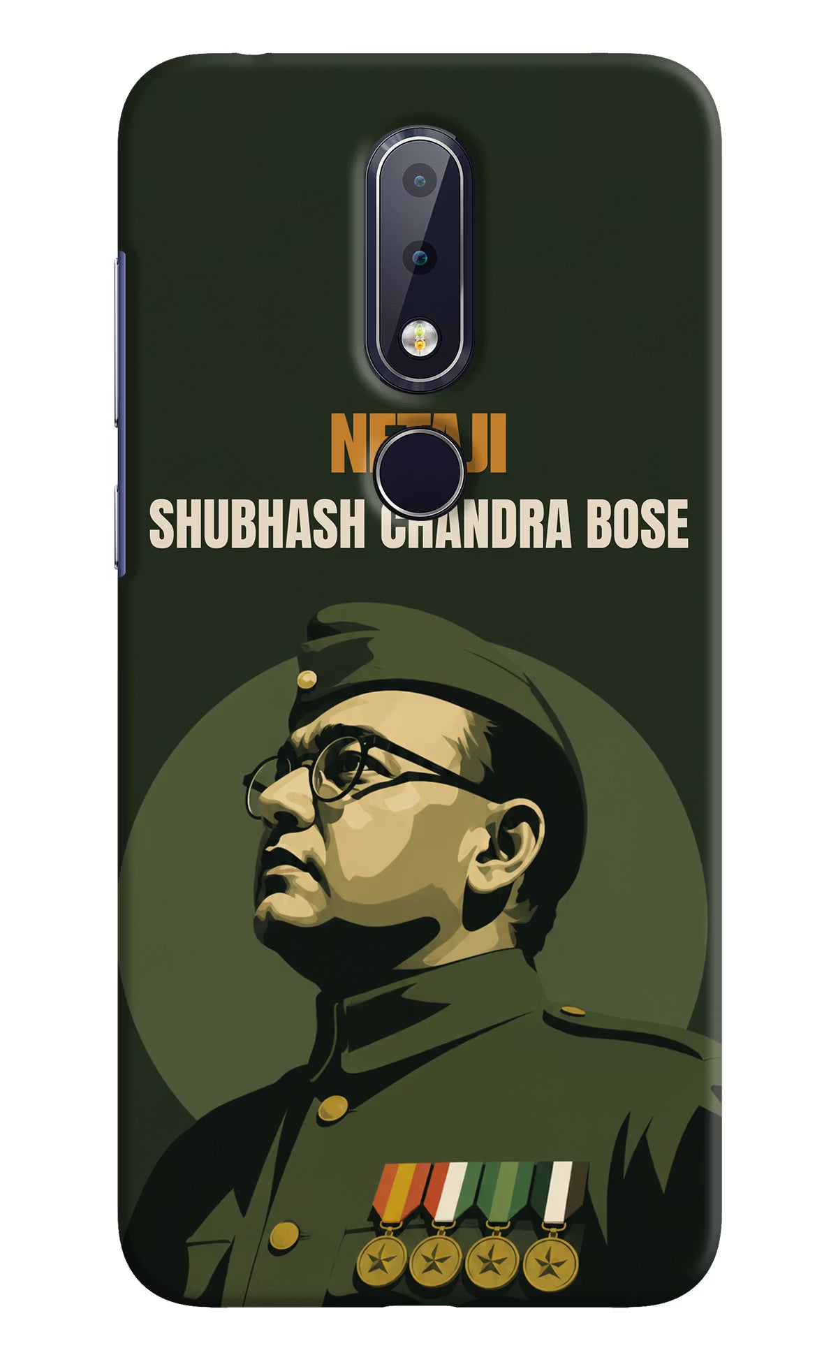 Netaji Legacy Nokia 6.1 plus Back Cover - Netaji Legacy Nokia 6.1 plus Back Cover Netaji Legacy Nokia 6.1 plus Back Cover