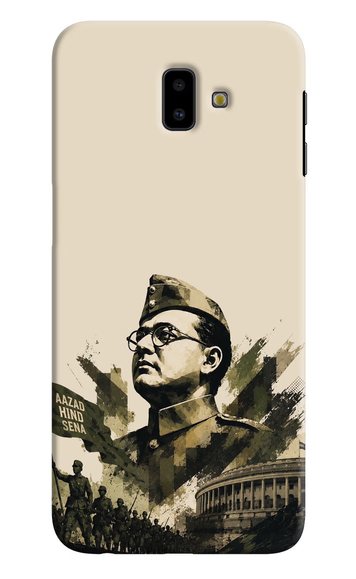 Netaji Rising Samsung J6 plus Back Cover - Netaji Rising Samsung J6 plus Back Cover Netaji Rising Samsung J6 plus Back Cover