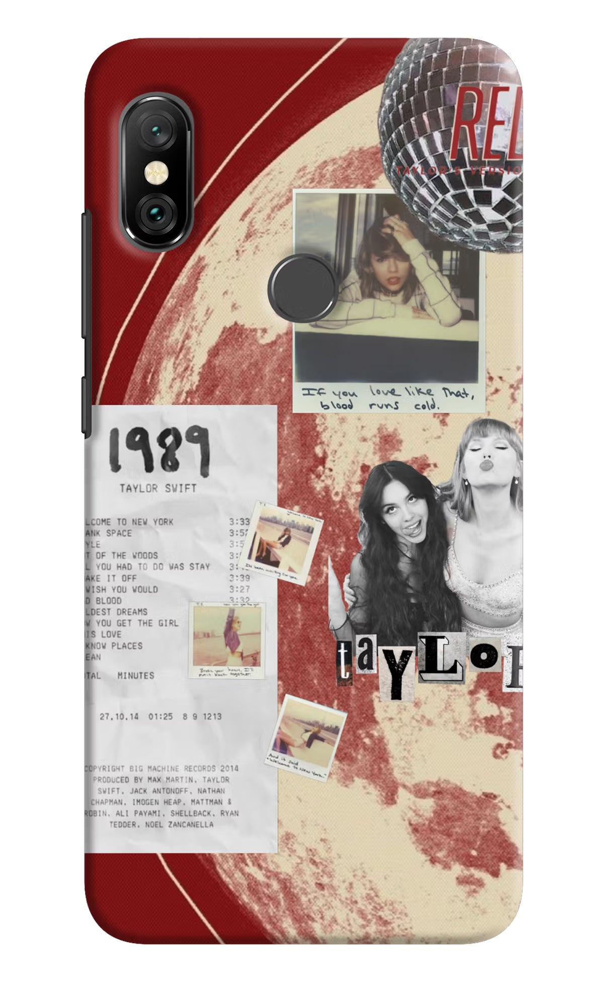 Taylor Swift Redmi Note 6 Pro Back Cover - Taylor Swift Redmi Note 6 Pro Back Cover Taylor Swift Redmi Note 6 Pro Back Cover