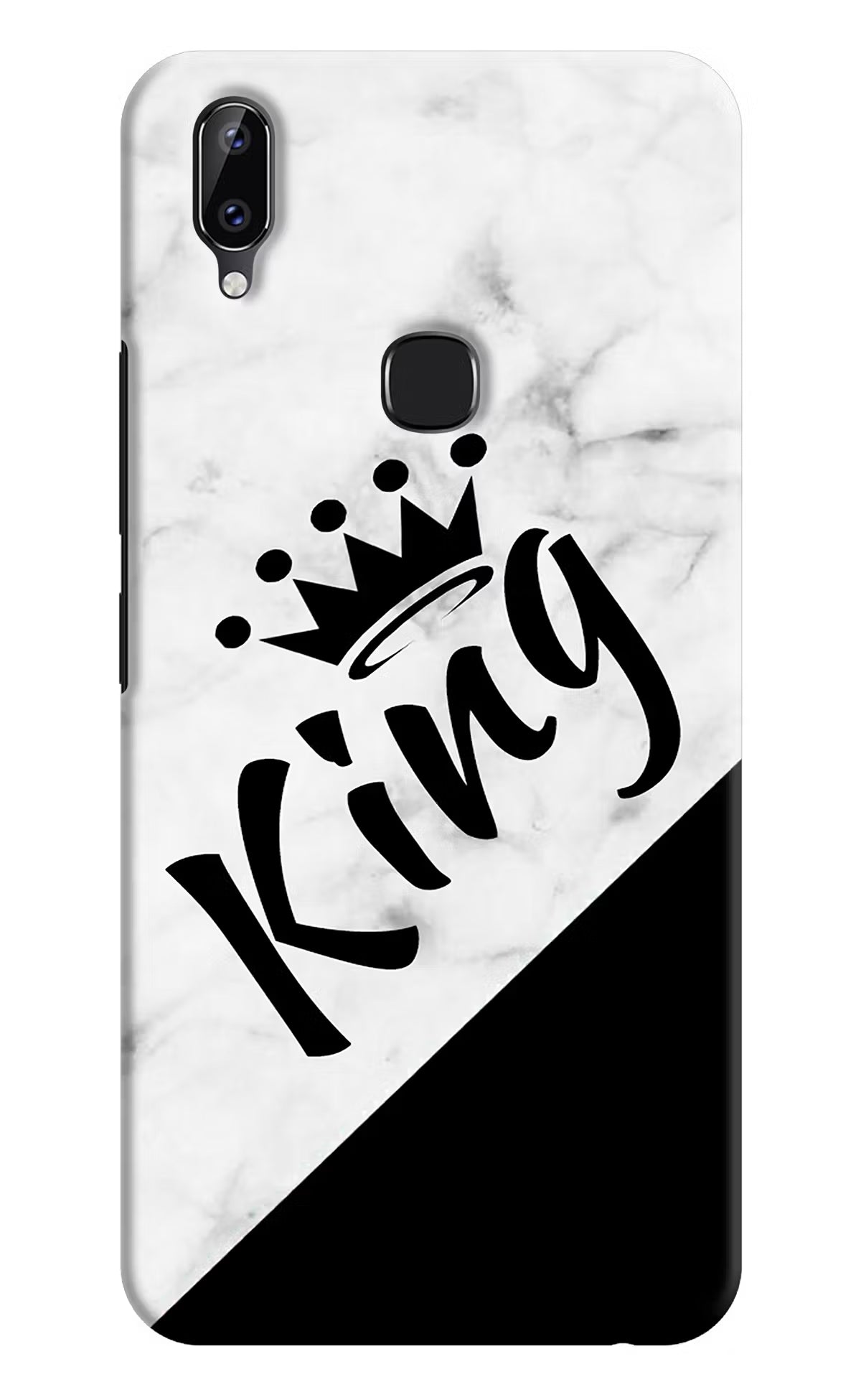 King Vivo Y83 Pro Back Cover - King Vivo Y83 Pro Hard Case Back Cover by Casekaro King Vivo Y83 Pro Hard Case Back Cover by Casekaro