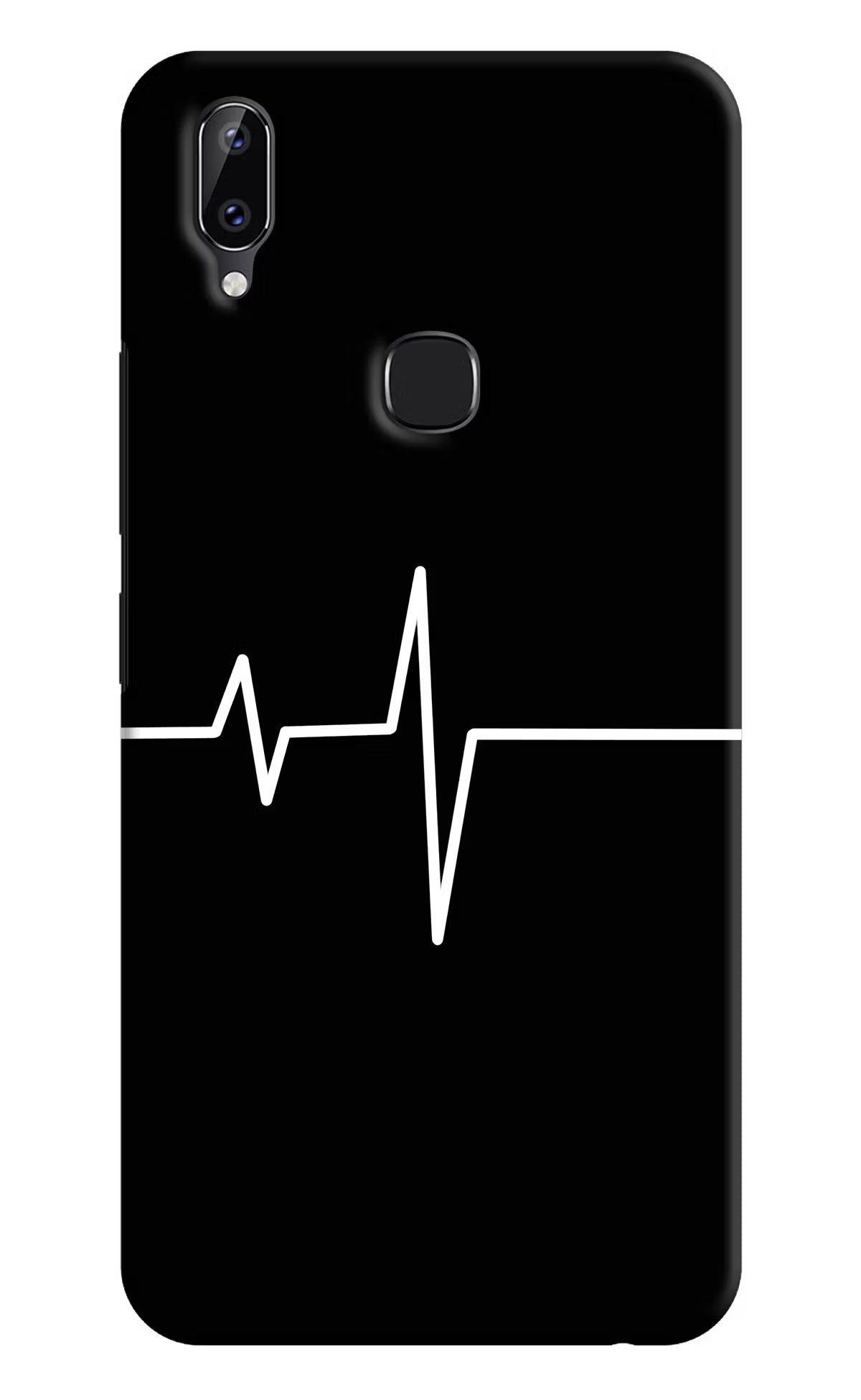 Heart Beats Vivo Y83 Pro Back Cover - Heart Beats Vivo Y83 Pro Hard Case Back Cover by Casekaro Heart Beats Vivo Y83 Pro Hard Case Back Cover by Casekaro
