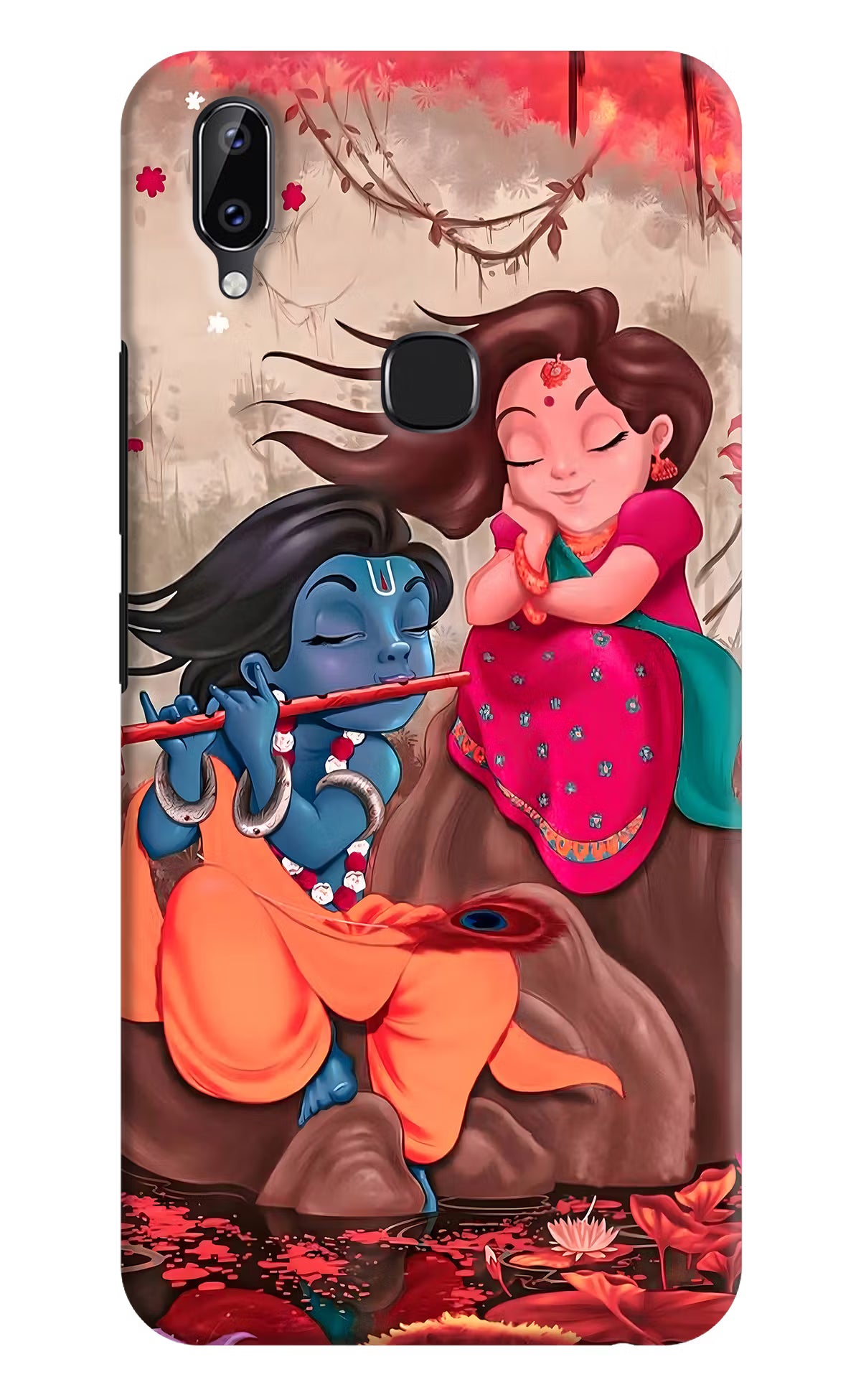 Radhe Krishna Vivo Y83 Pro Back Cover - Radhe Krishna Vivo Y83 Pro Hard Case Back Cover by Casekaro Radhe Krishna Vivo Y83 Pro Hard Case Back Cover by Casekaro