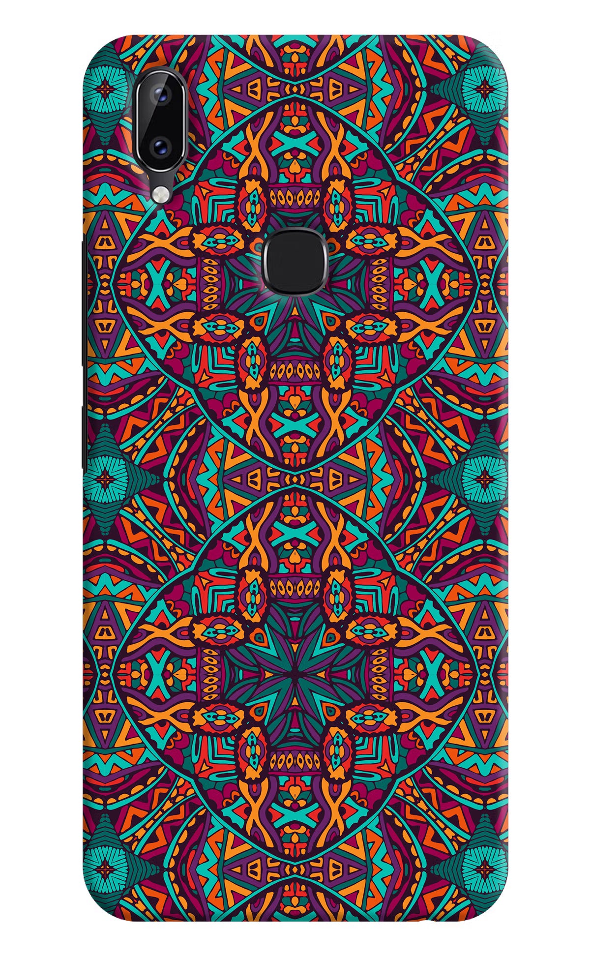 Colour Mandala Vivo Y83 Pro Back Cover - Colour Mandala Vivo Y83 Pro Hard Case Back Cover by Casekaro Colour Mandala Vivo Y83 Pro Hard Case Back Cover by Casekaro