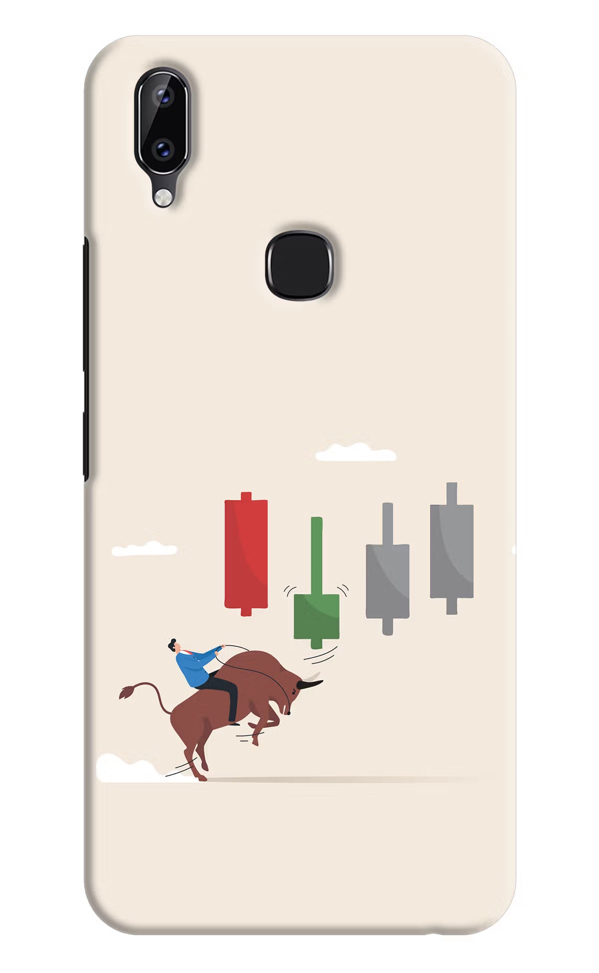 Bull Trading Momentum Vivo Y83 Pro Hard Case Back Cover by Casekaro