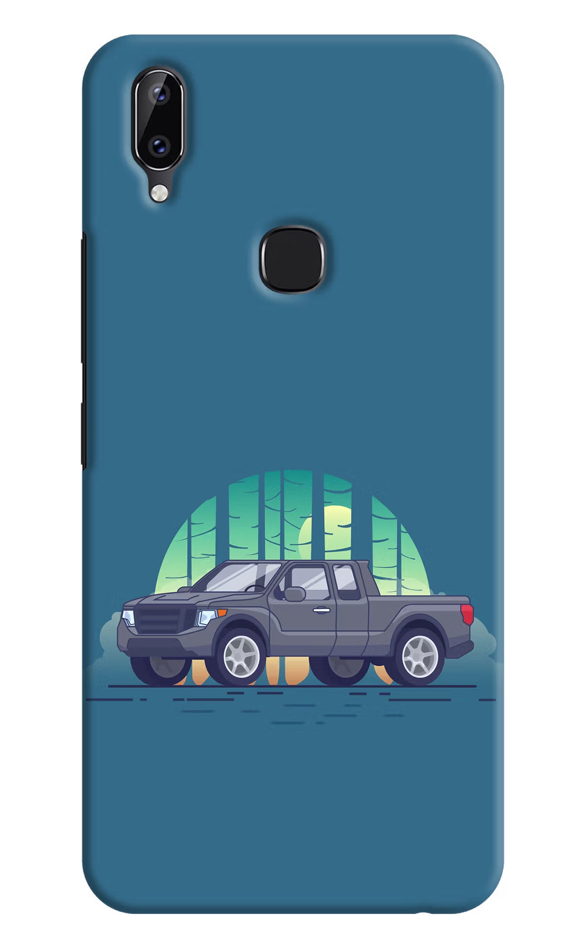 Retro Garage Vibe Vivo Y83 Pro Hard Case Back Cover by Casekaro