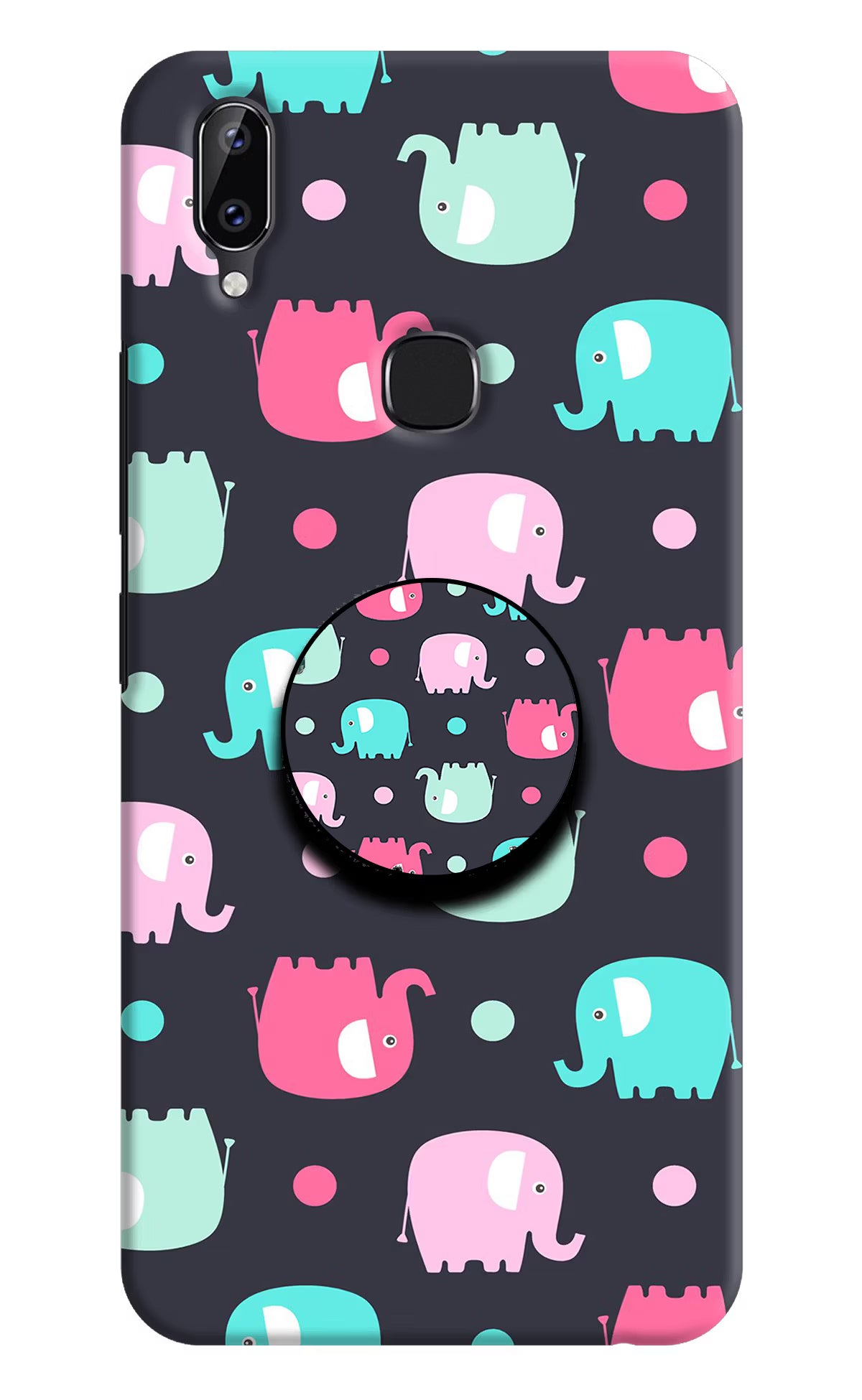 Baby Elephants Vivo Y83 Pro Pop Case - Baby Elephants Vivo Y83 Pro Pop Case by Casekaro Baby Elephants Vivo Y83 Pro Pop Case by Casekaro