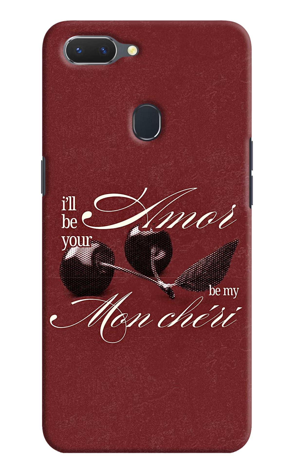 Velvet Cherry Realme 2 Back Cover - Velvet Cherry Realme 2 Back Cover Velvet Cherry Realme 2 Back Cover