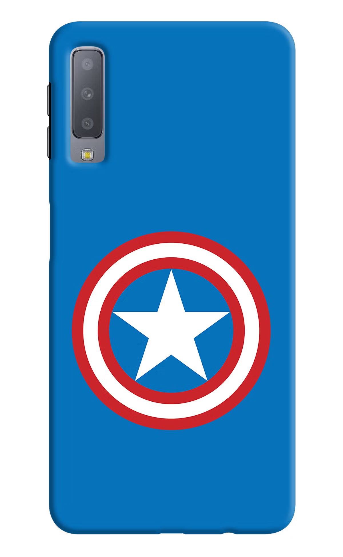 Captain America Logo Samsung A7 Back Cover - Captain America Logo Samsung A7 Hard Case Back Cover by Casekaro Captain America Logo Samsung A7 Hard Case Back Cover by Casekaro
