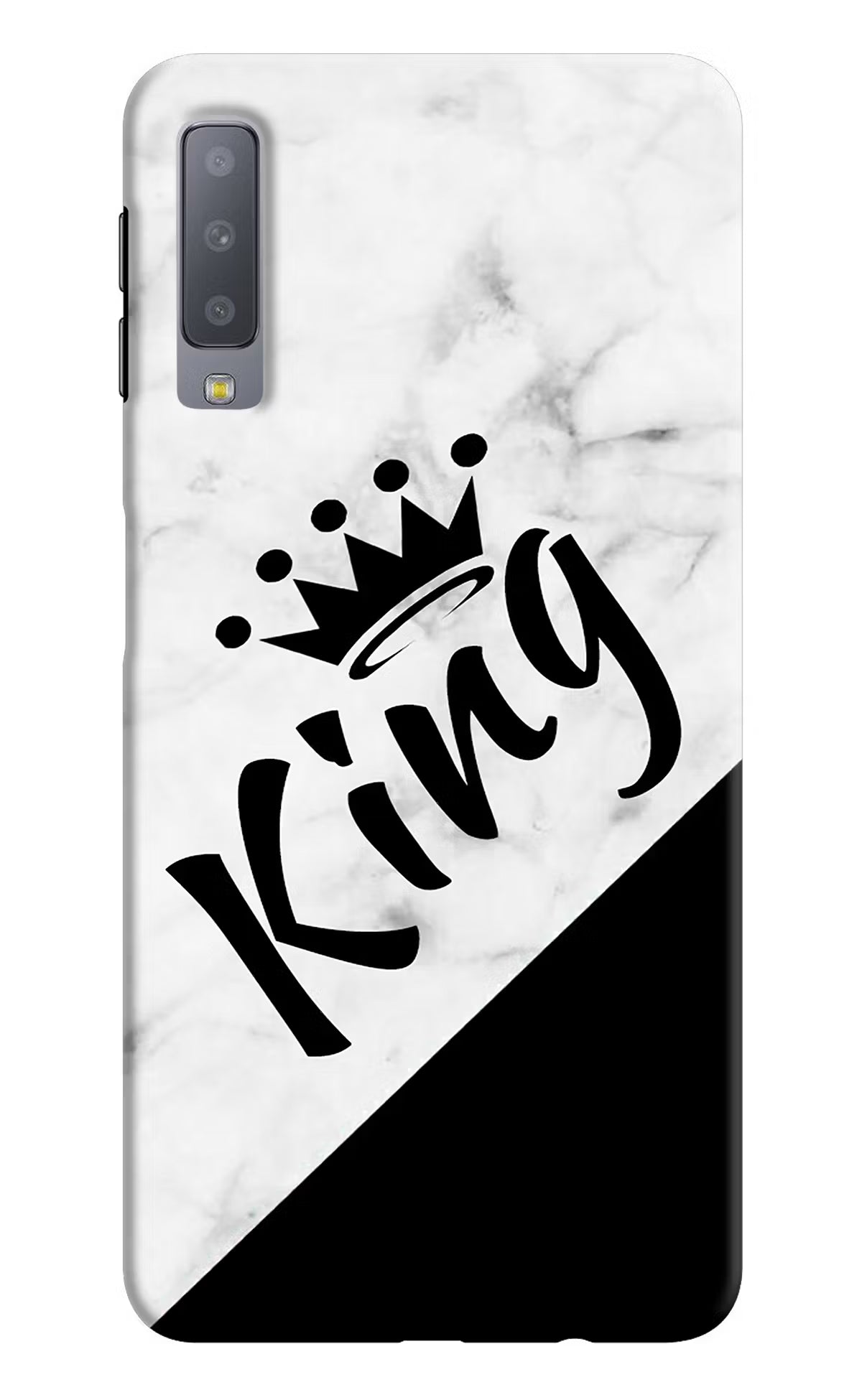 King Samsung A7 Back Cover - King Samsung A7 Hard Case Back Cover by Casekaro King Samsung A7 Hard Case Back Cover by Casekaro