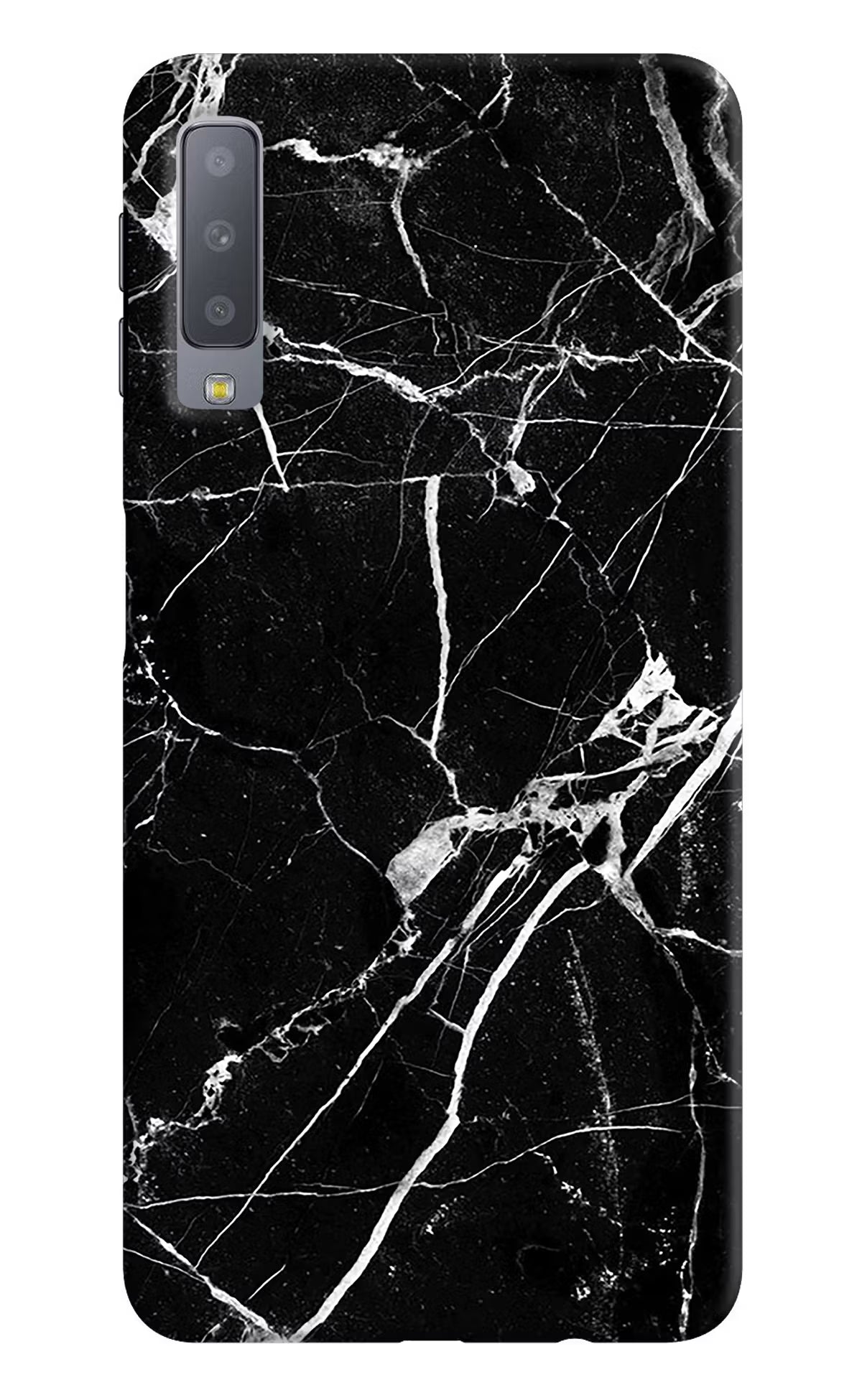 Black Marble Pattern Samsung A7 Back Cover - Black Marble Pattern Samsung A7 Hard Case Back Cover by Casekaro Black Marble Pattern Samsung A7 Hard Case Back Cover by Casekaro