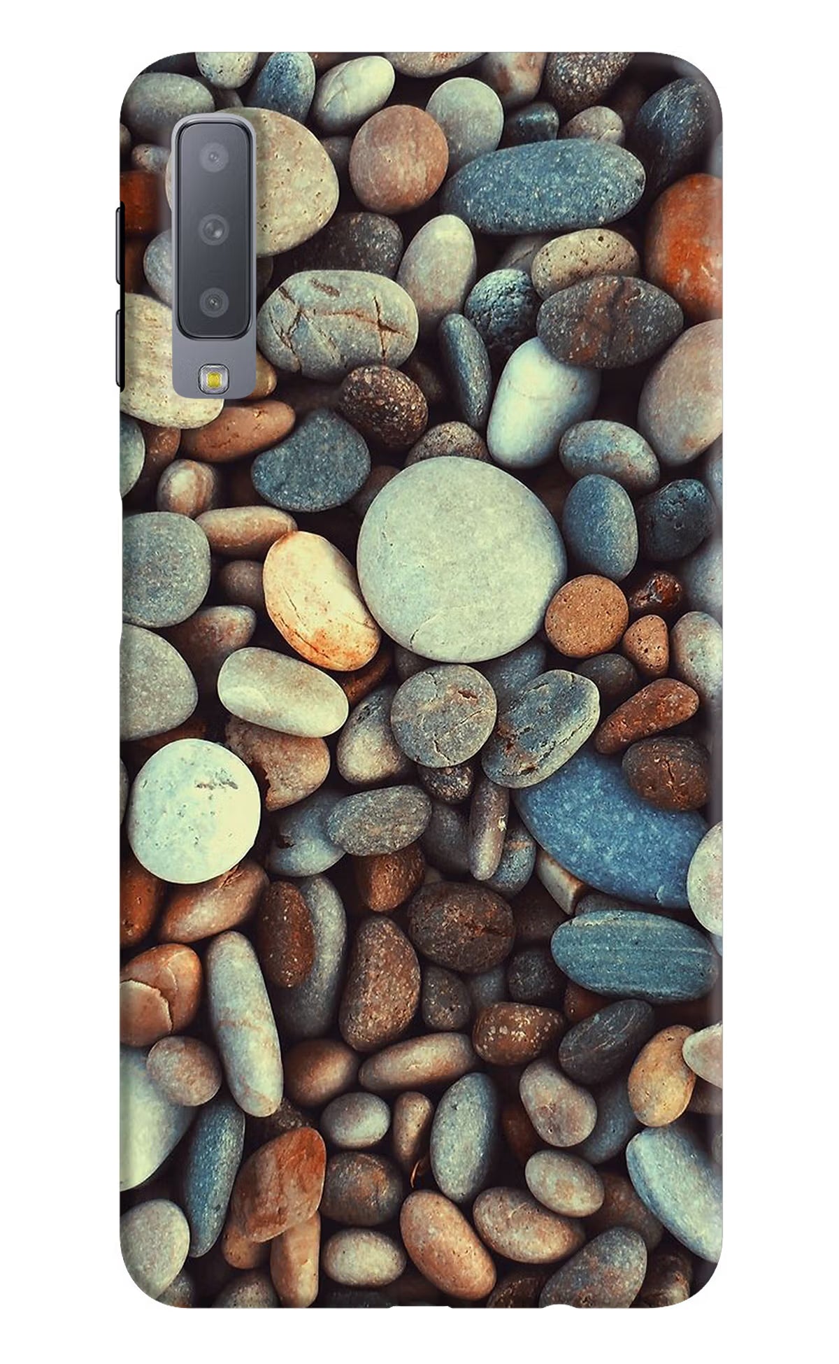 Pebble Samsung A7 Back Cover - Pebble Samsung A7 Hard Case Back Cover by Casekaro Pebble Samsung A7 Hard Case Back Cover by Casekaro