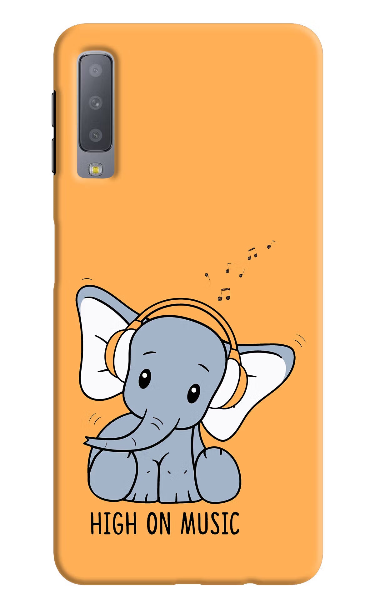 High On Music Samsung A7 Back Cover - High On Music Samsung A7 Hard Case Back Cover by Casekaro High On Music Samsung A7 Hard Case Back Cover by Casekaro