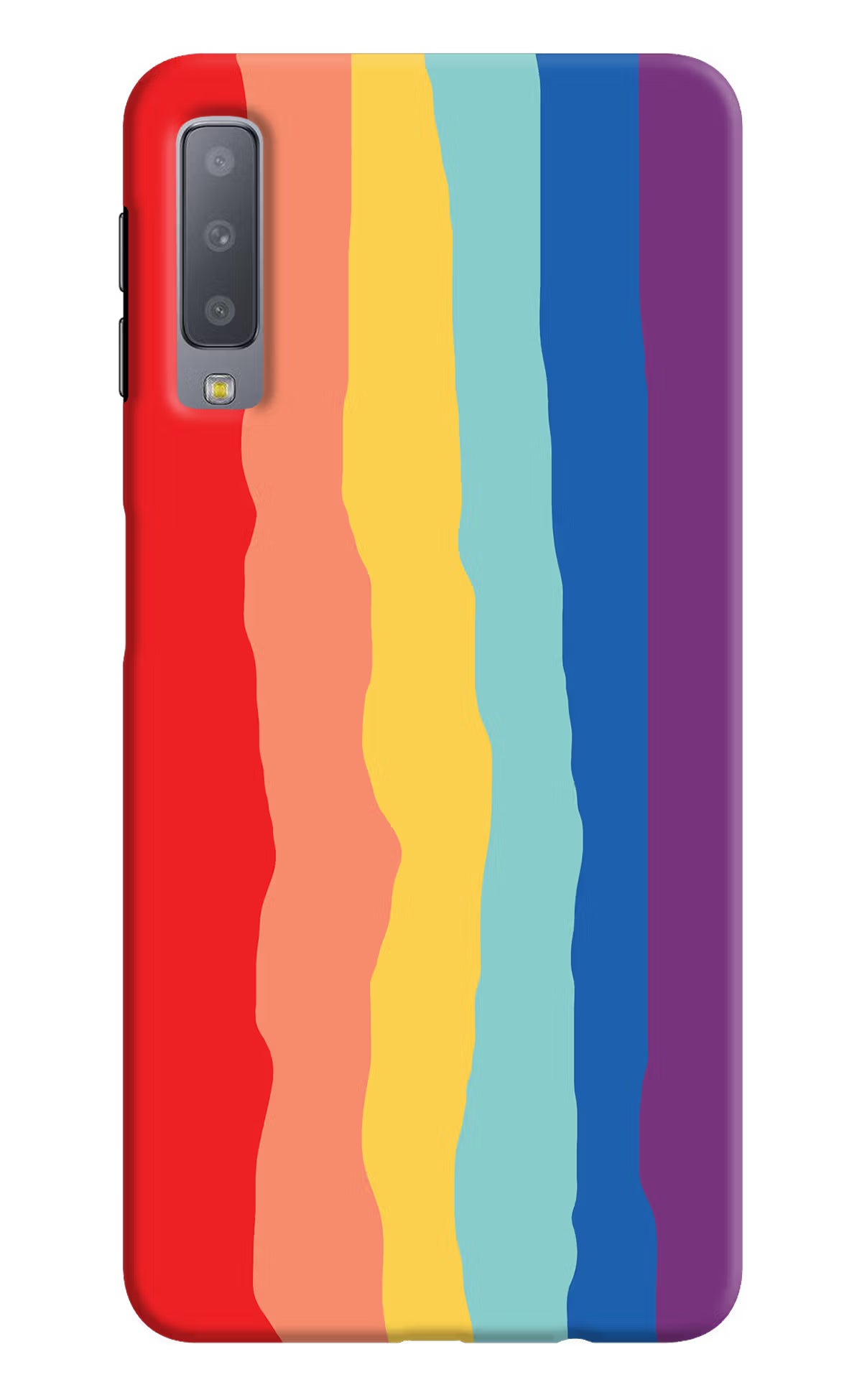 Rainbow Samsung A7 Back Cover - Rainbow Samsung A7 Hard Case Back Cover by Casekaro Rainbow Samsung A7 Hard Case Back Cover by Casekaro