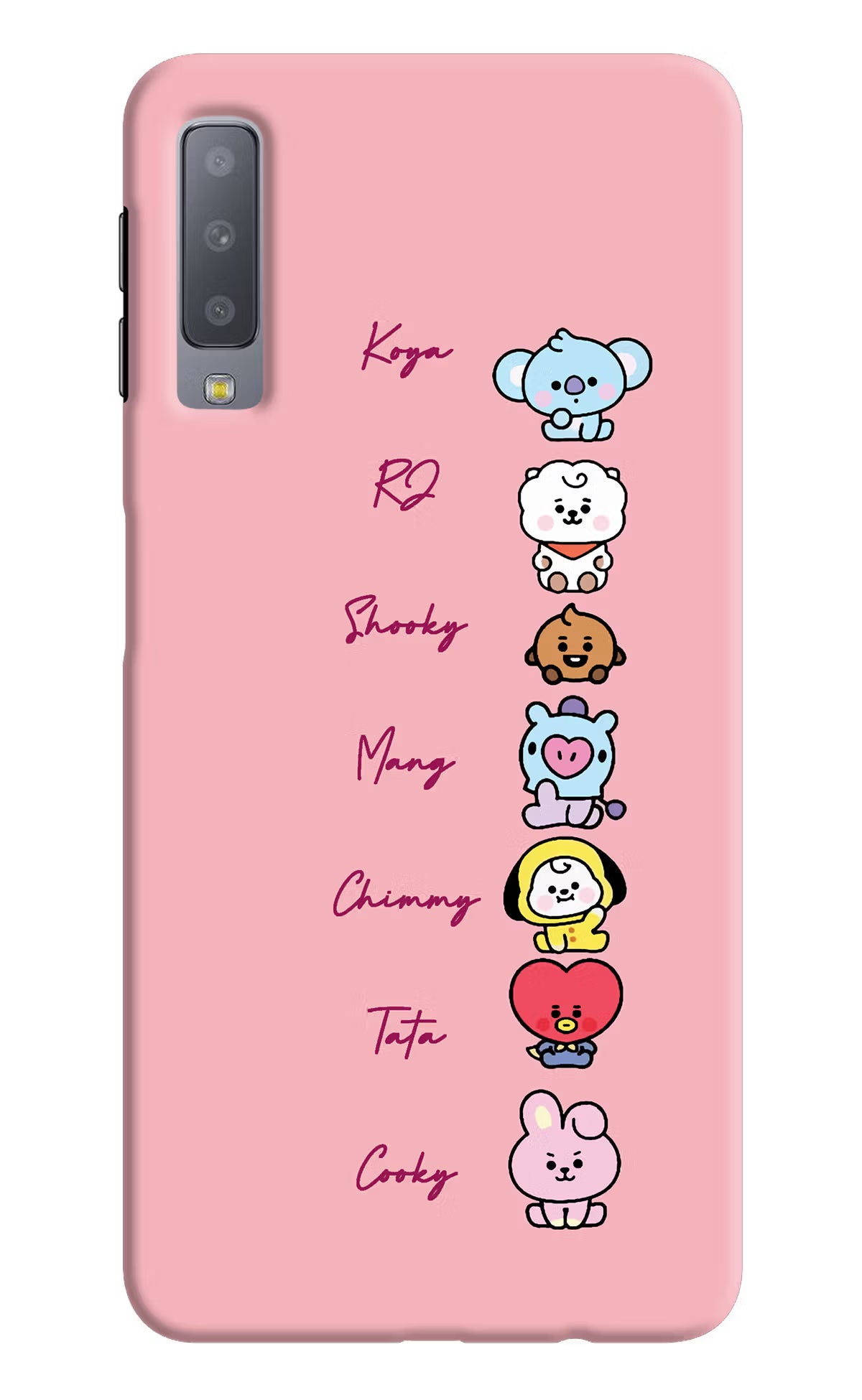 BTS names Samsung A7 Back Cover - BTS names Samsung A7 Hard Case Back Cover by Casekaro BTS names Samsung A7 Hard Case Back Cover by Casekaro
