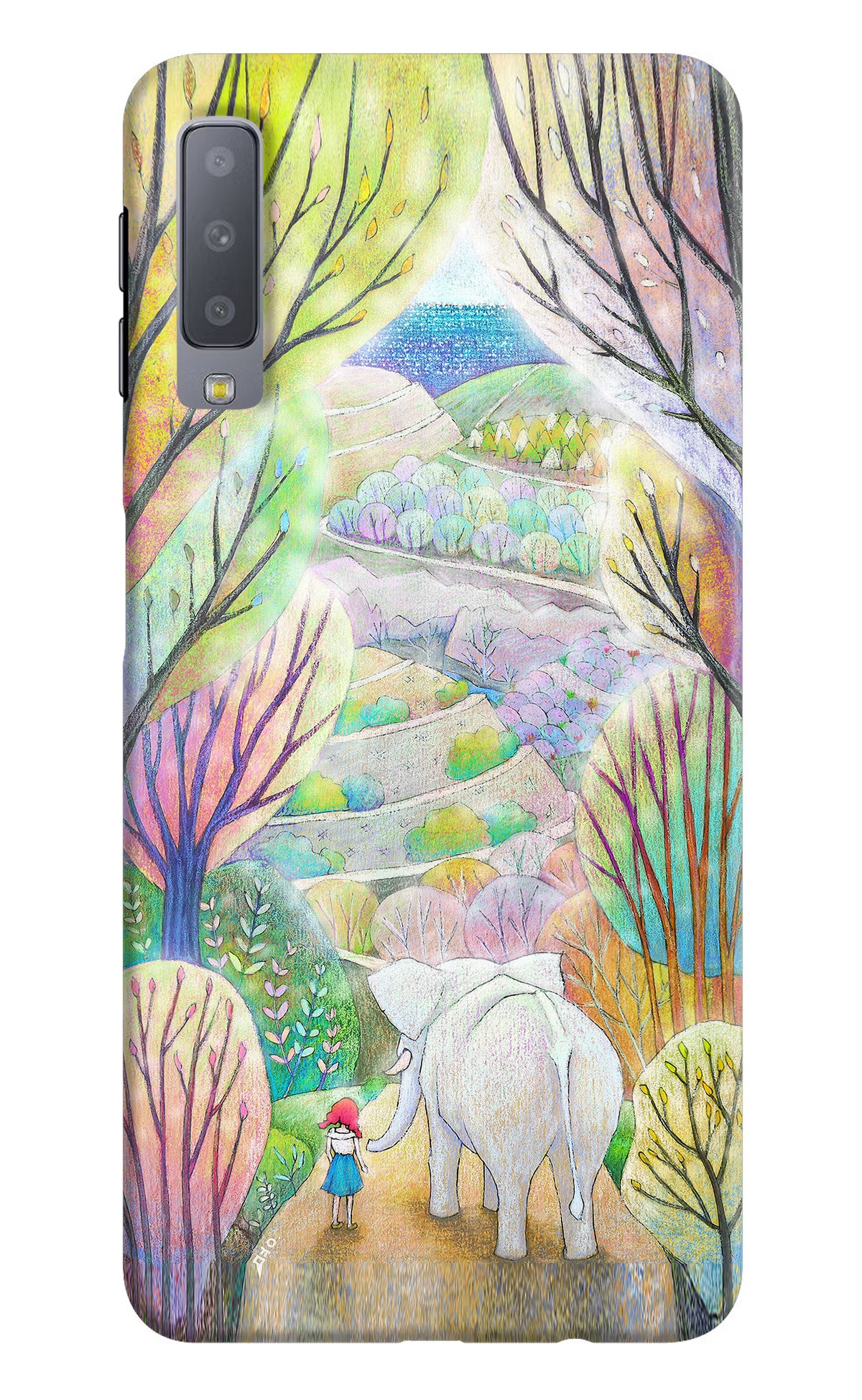 Nature Painting Samsung A7 Back Cover - Nature Painting Samsung A7 Hard Case Back Cover by Casekaro Nature Painting Samsung A7 Hard Case Back Cover by Casekaro