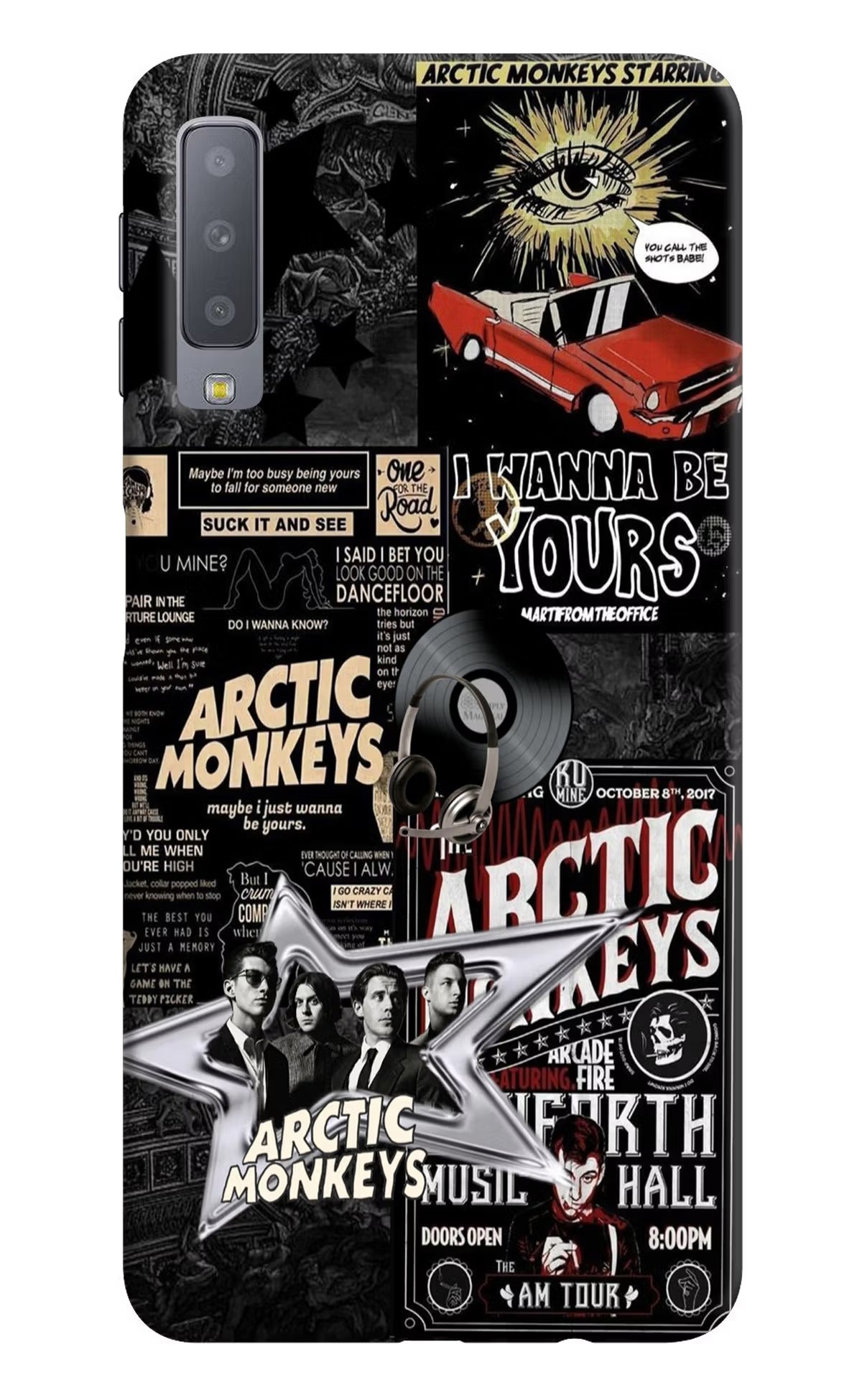 Arctic Monkeys Samsung A7 Back Cover - Arctic Monkeys Samsung A7 Hard Case Back Cover by Casekaro Arctic Monkeys Samsung A7 Hard Case Back Cover by Casekaro