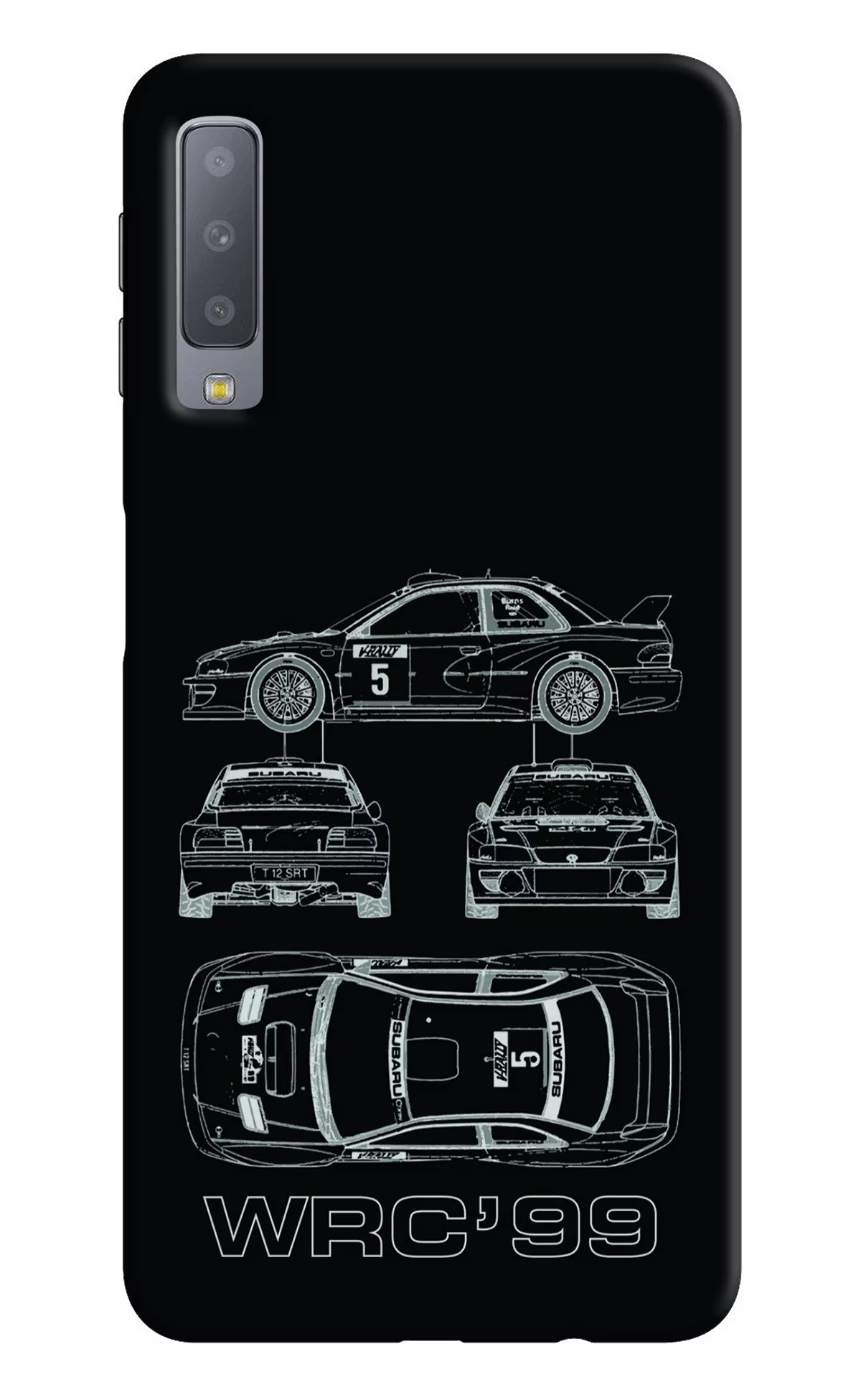 WRC'99 Samsung A7 Back Cover - WRC'99 Samsung A7 Hard Case Back Cover by Casekaro WRC'99 Samsung A7 Hard Case Back Cover by Casekaro