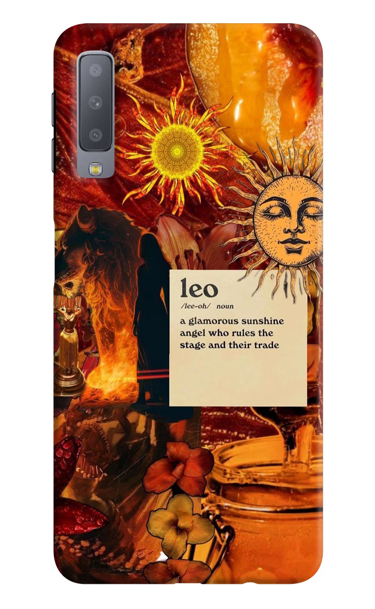 Leo Zodiac Samsung A7 Back Cover - Leo Zodiac Samsung A7 Hard Case Back Cover by Casekaro Leo Zodiac Samsung A7 Hard Case Back Cover by Casekaro