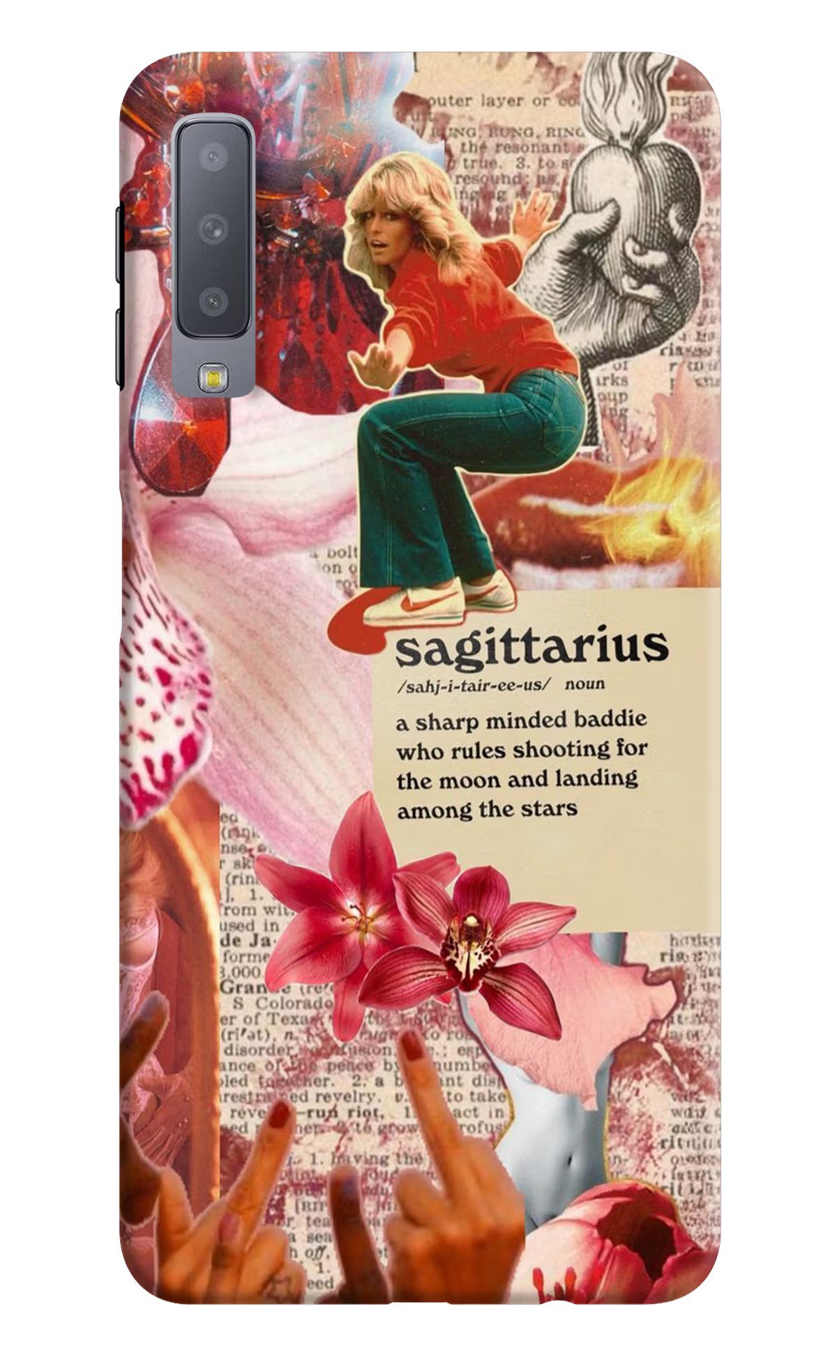 Sagittarius Zodiac Samsung A7 Back Cover - Sagittarius Zodiac Samsung A7 Hard Case Back Cover by Casekaro Sagittarius Zodiac Samsung A7 Hard Case Back Cover by Casekaro