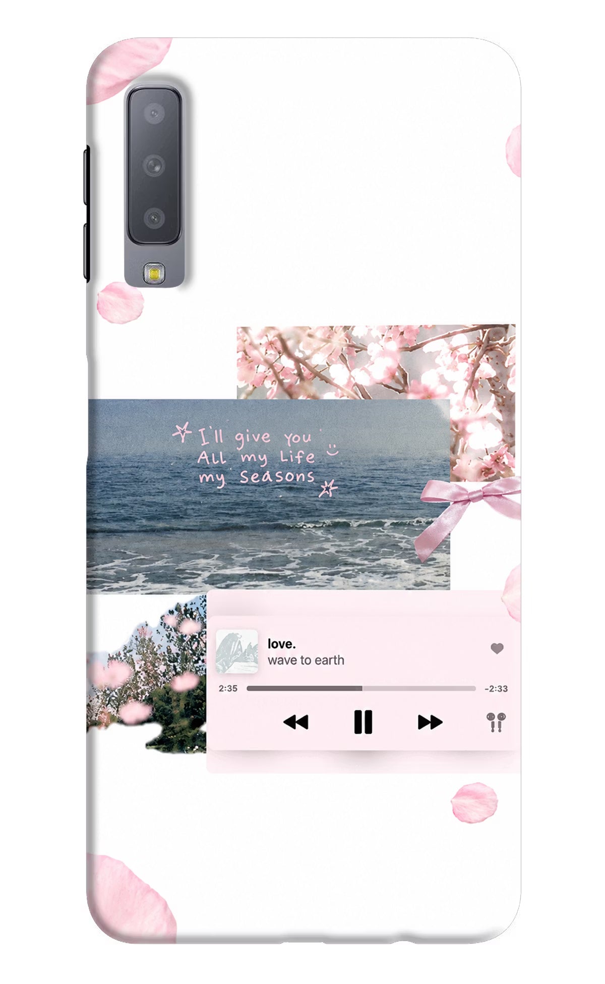 Wave to earth Samsung A7 Back Cover - Wave to earth Samsung A7 Back Cover Wave to earth Samsung A7 Back Cover