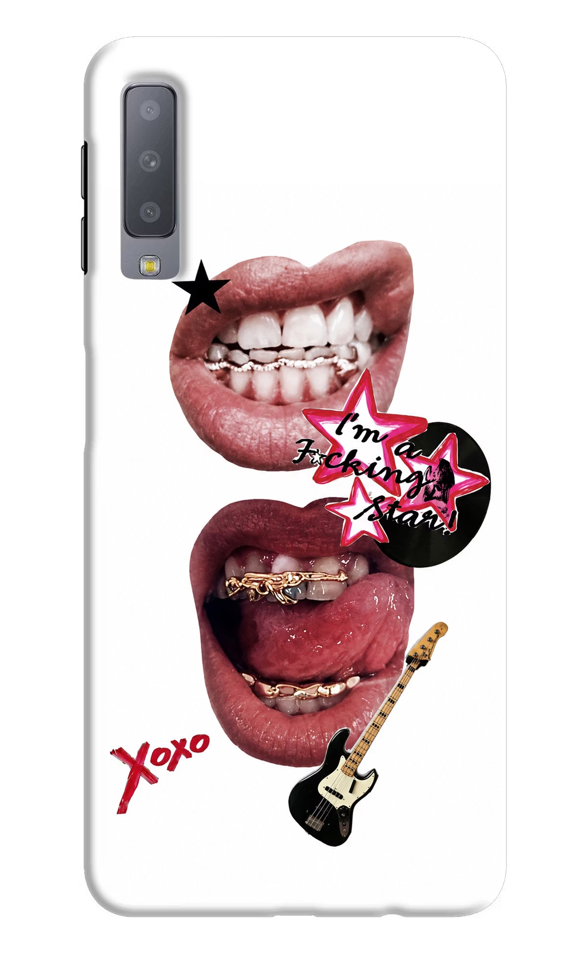Rockstar Samsung A7 Back Cover - Rockstar Samsung A7 Back Cover Rockstar Samsung A7 Back Cover