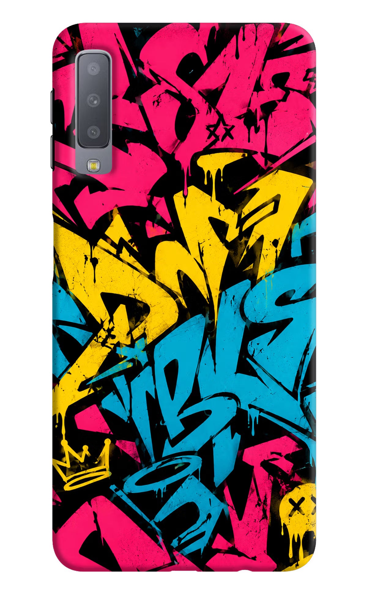 Graffiti Vibe Samsung A7 Back Cover - Graffiti Vibe Samsung A7 Back Cover Graffiti Vibe Samsung A7 Back Cover