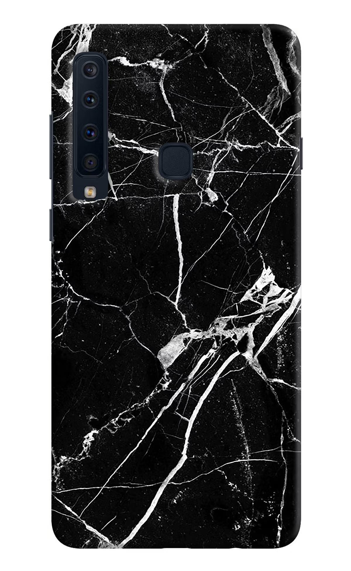Black Marble Pattern Samsung A9 Back Cover - Black Marble Pattern Samsung A9 Hard Case Back Cover by Casekaro Black Marble Pattern Samsung A9 Hard Case Back Cover by Casekaro