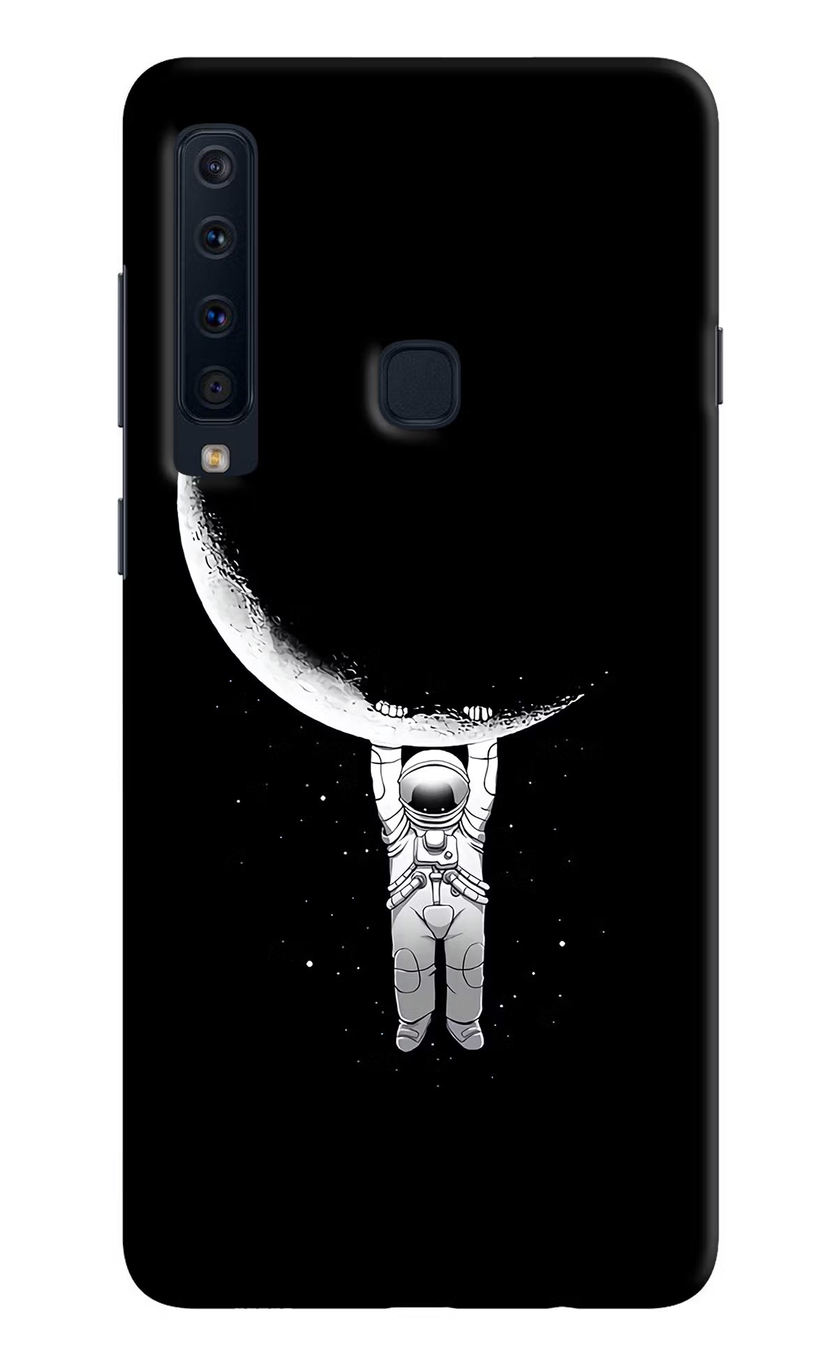 Moon Space Samsung A9 Back Cover - Moon Space Samsung A9 Hard Case Back Cover by Casekaro Moon Space Samsung A9 Hard Case Back Cover by Casekaro