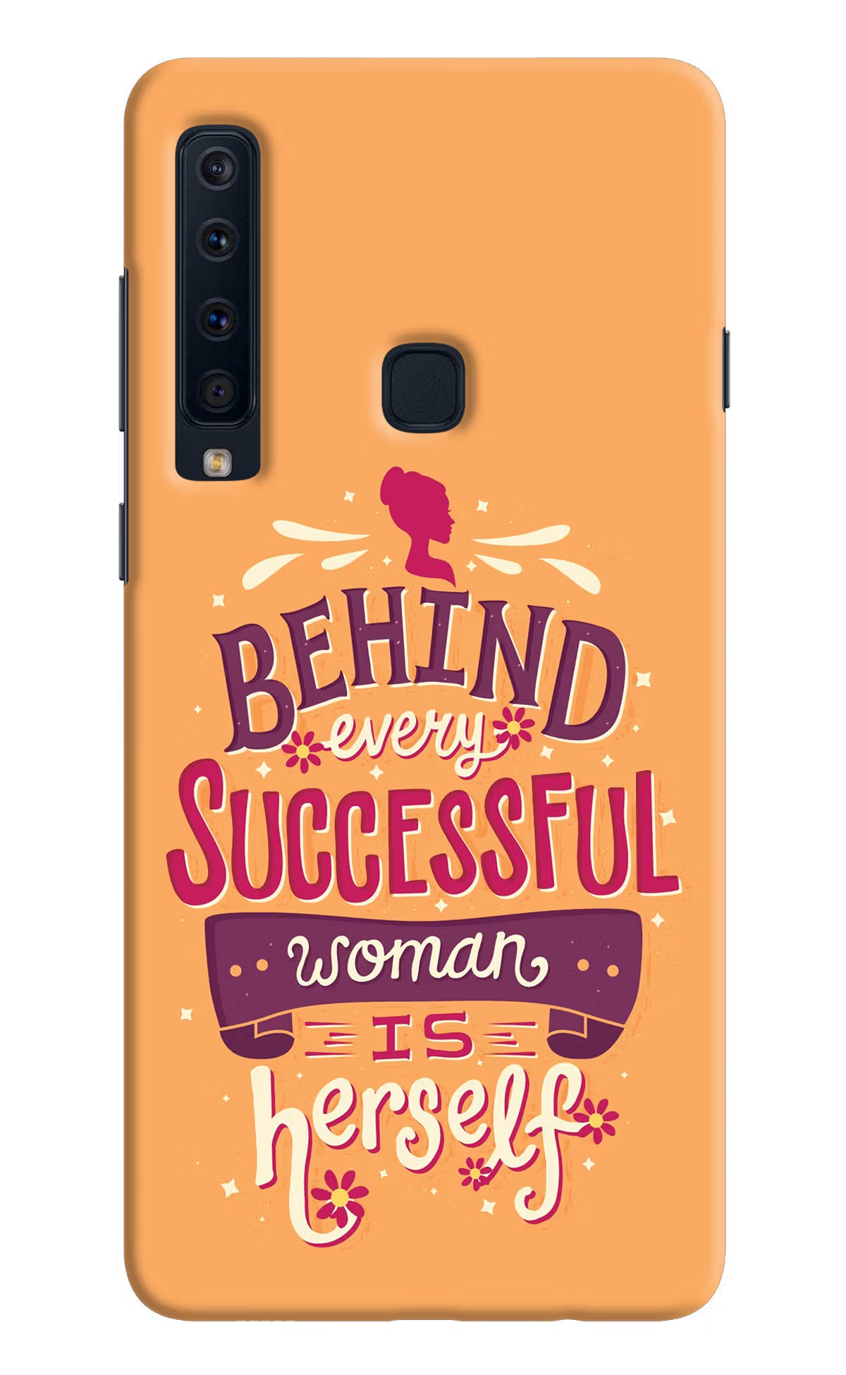 Behind Every Successful Woman There Is Herself Samsung A9 Back Cover - Behind Every Successful Woman There Is Herself Samsung A9 Hard Case Back Cover by Casekaro Behind Every Successful Woman There Is Herself Samsung A9 Hard Case Back Cover by Casekaro