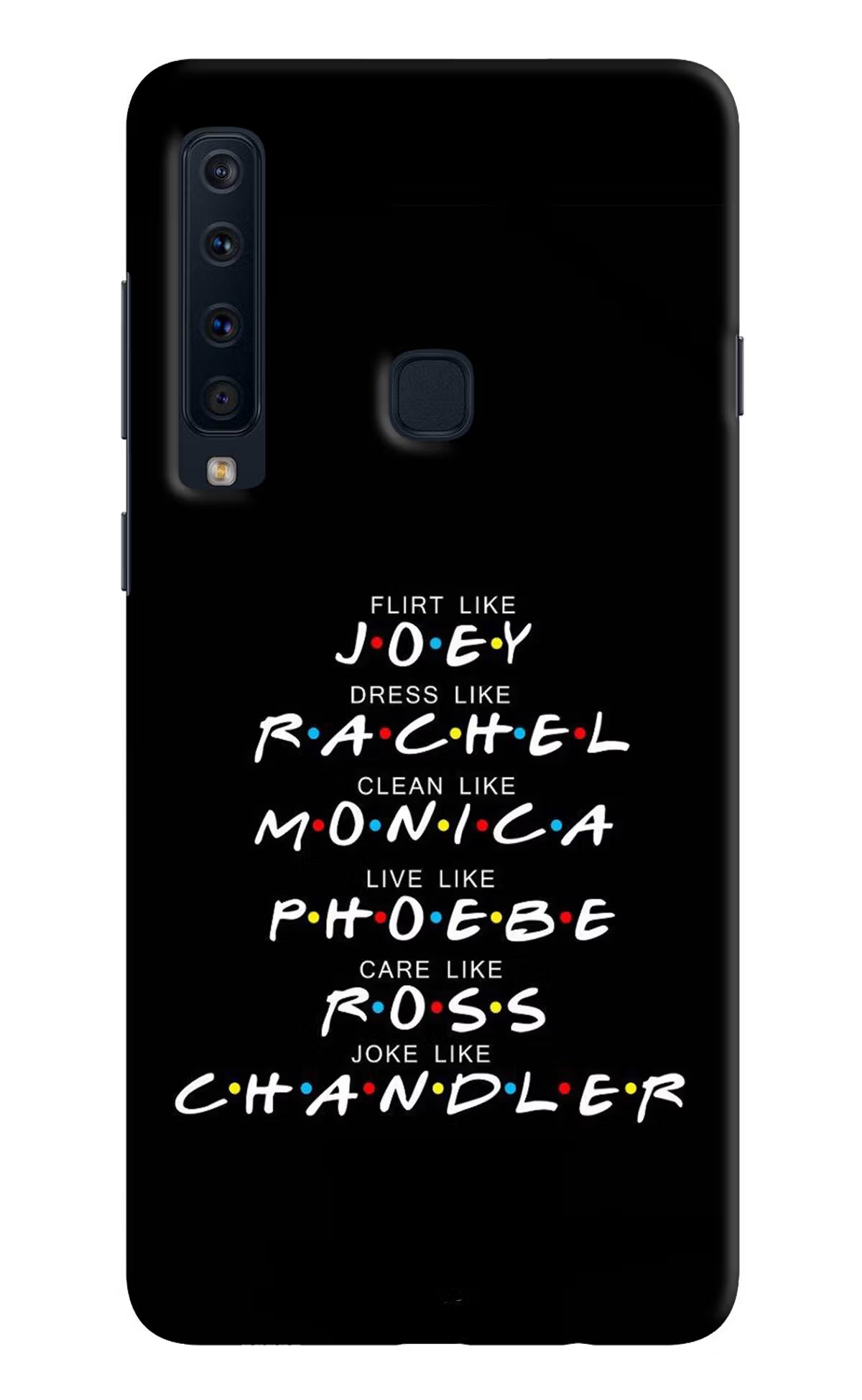 FRIENDS Character Samsung A9 Back Cover - FRIENDS Character Samsung A9 Hard Case Back Cover by Casekaro FRIENDS Character Samsung A9 Hard Case Back Cover by Casekaro