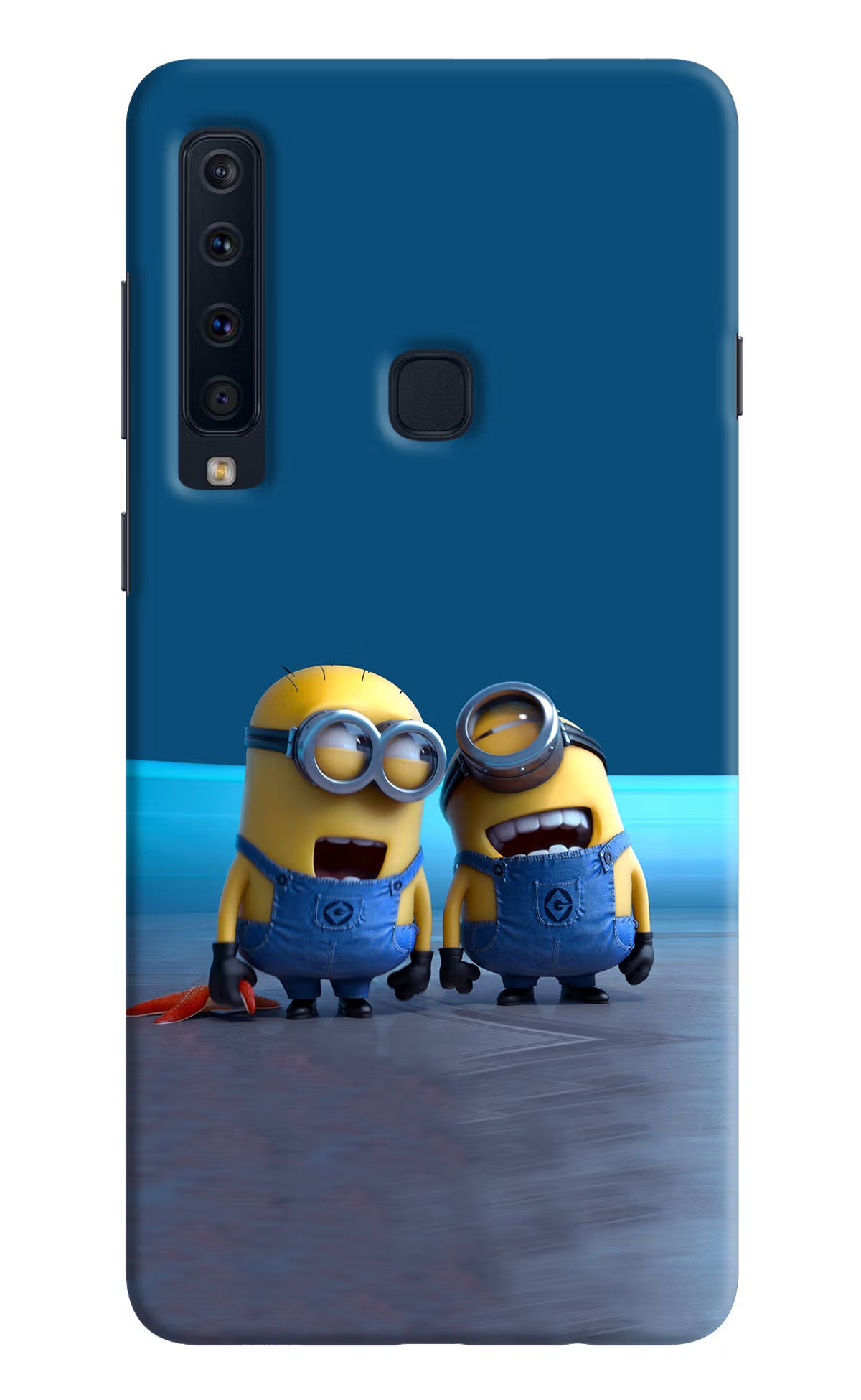 Minion Laughing Samsung A9 Back Cover - Minion Laughing Samsung A9 Hard Case Back Cover by Casekaro Minion Laughing Samsung A9 Hard Case Back Cover by Casekaro